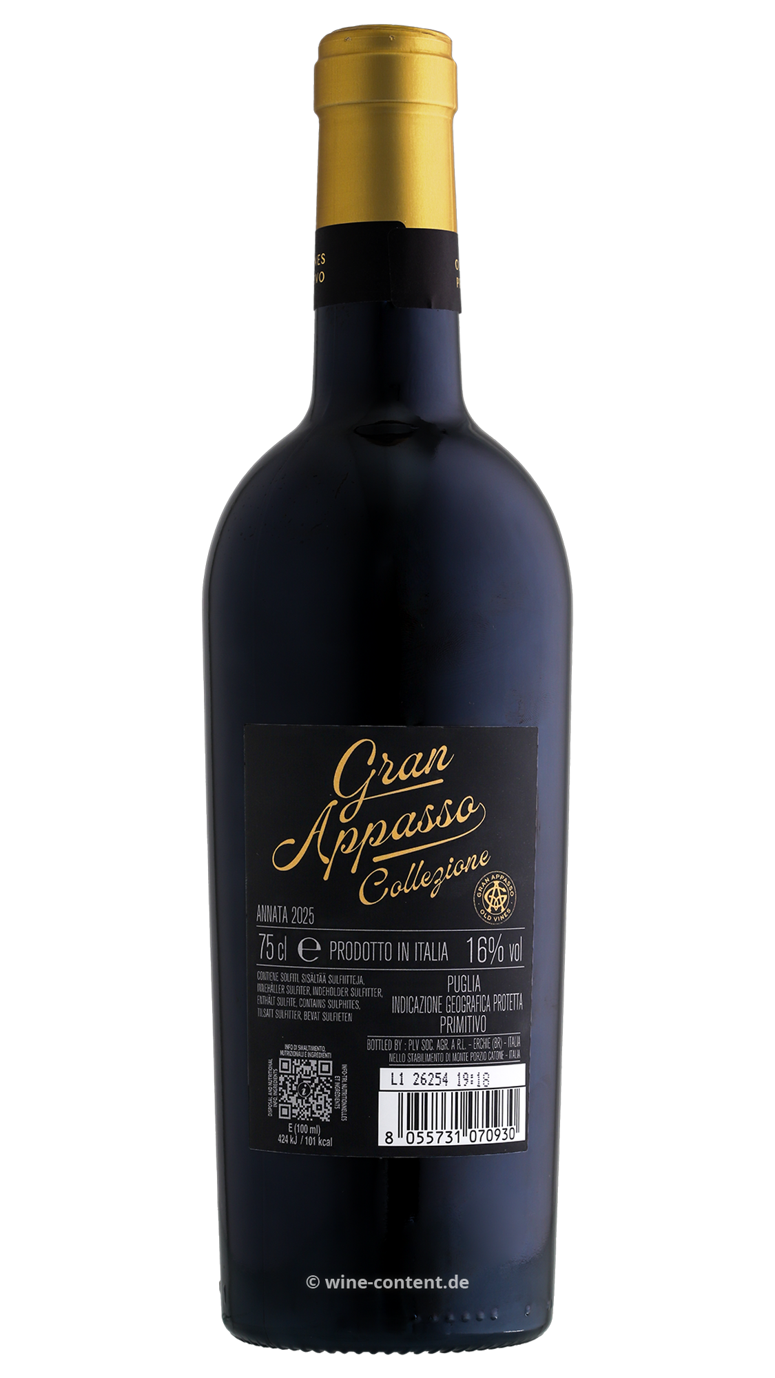 6er-Sparpaket Primitivo 2025 Gran Appasso Collezione