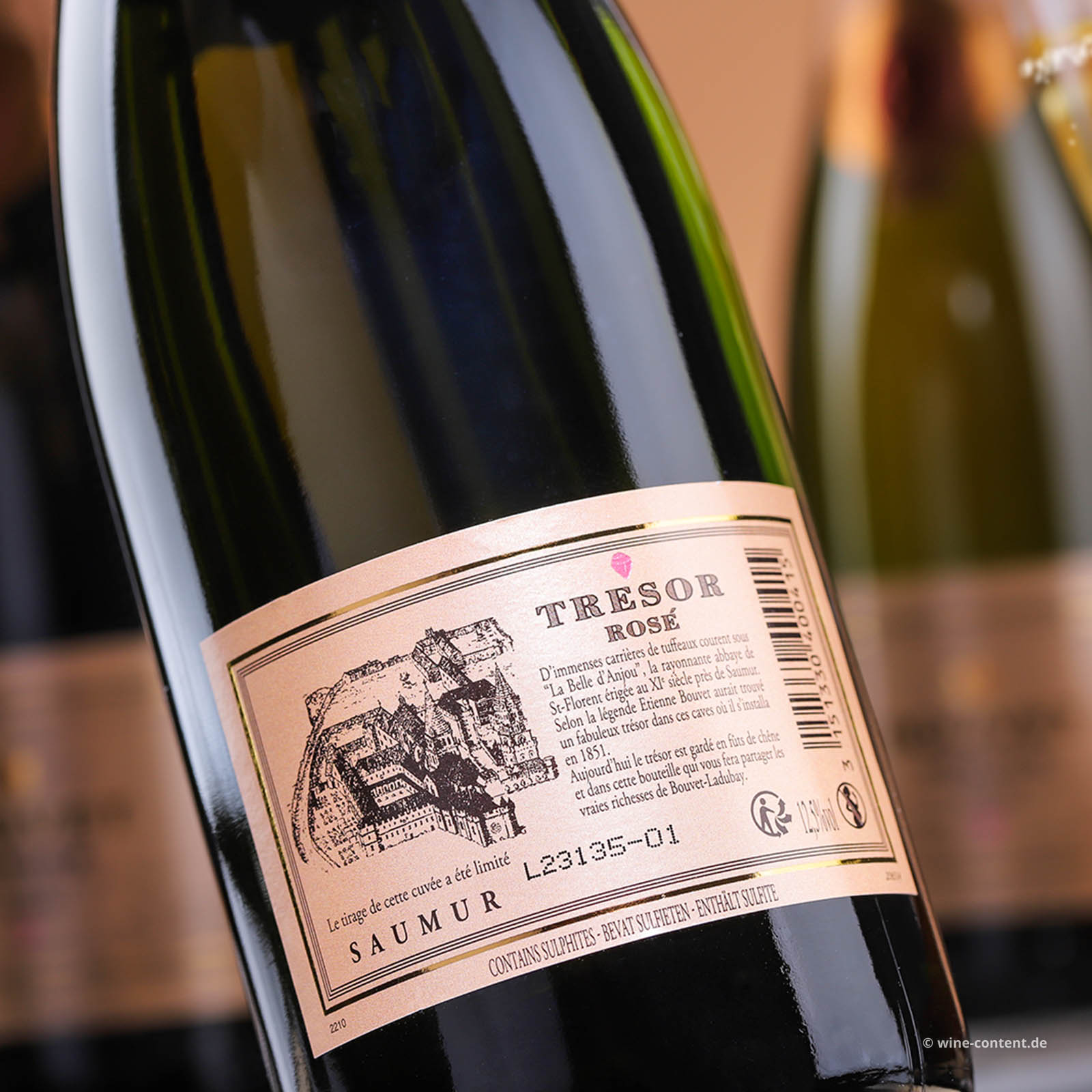 6er-Sparpaket Crémant Saumur Rosé Trésor Brut