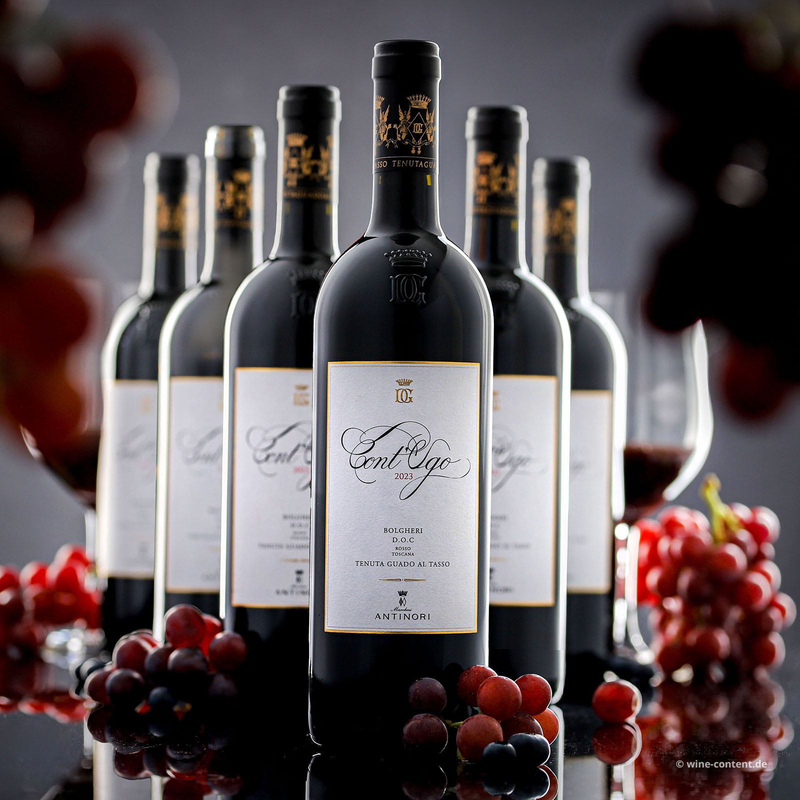 6er-Sparpaket Cont´Ugo Bolgheri 2023 Guado al Tasso