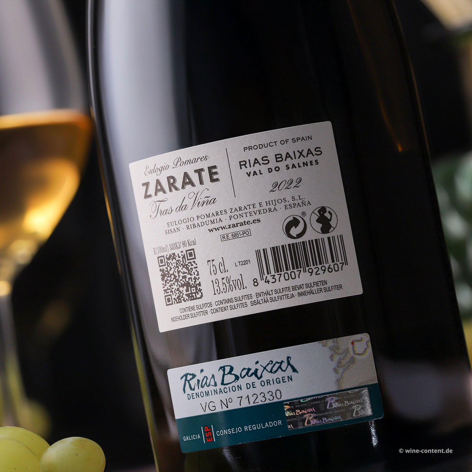 Albariño 2022 Tras da Viña