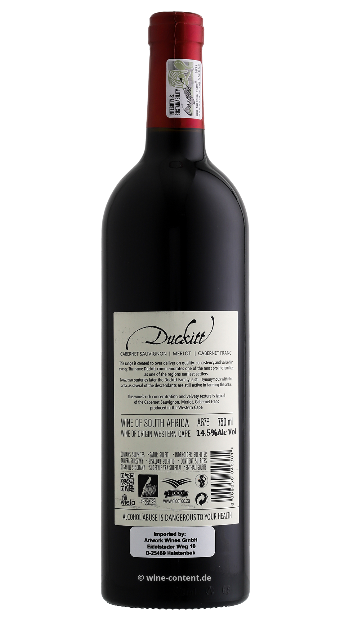 5+1 Sparpaket Bordeaux Blend 2021 Duckitt