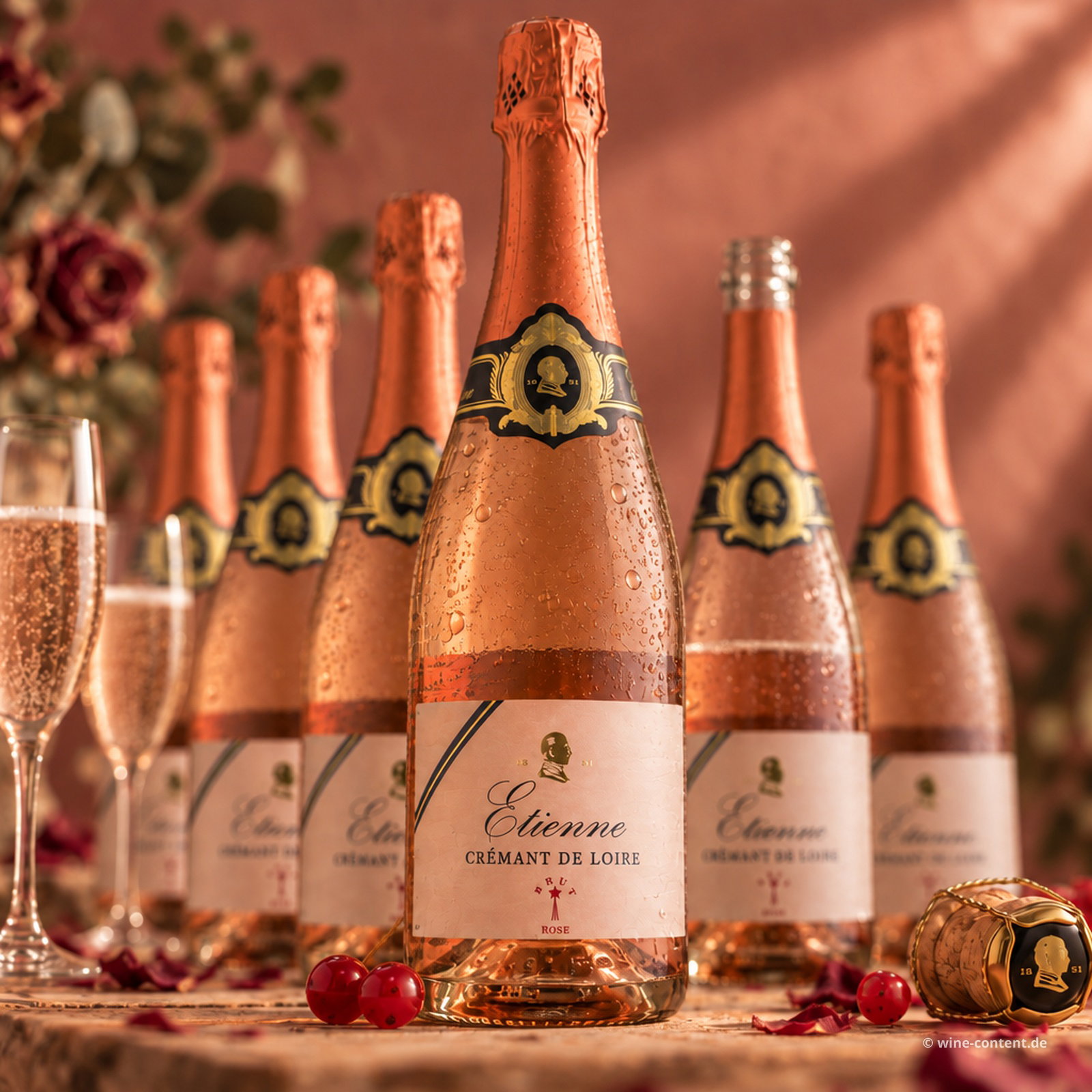 6er-Sparpaket Crémant de Loire Rosé Etienne Brut