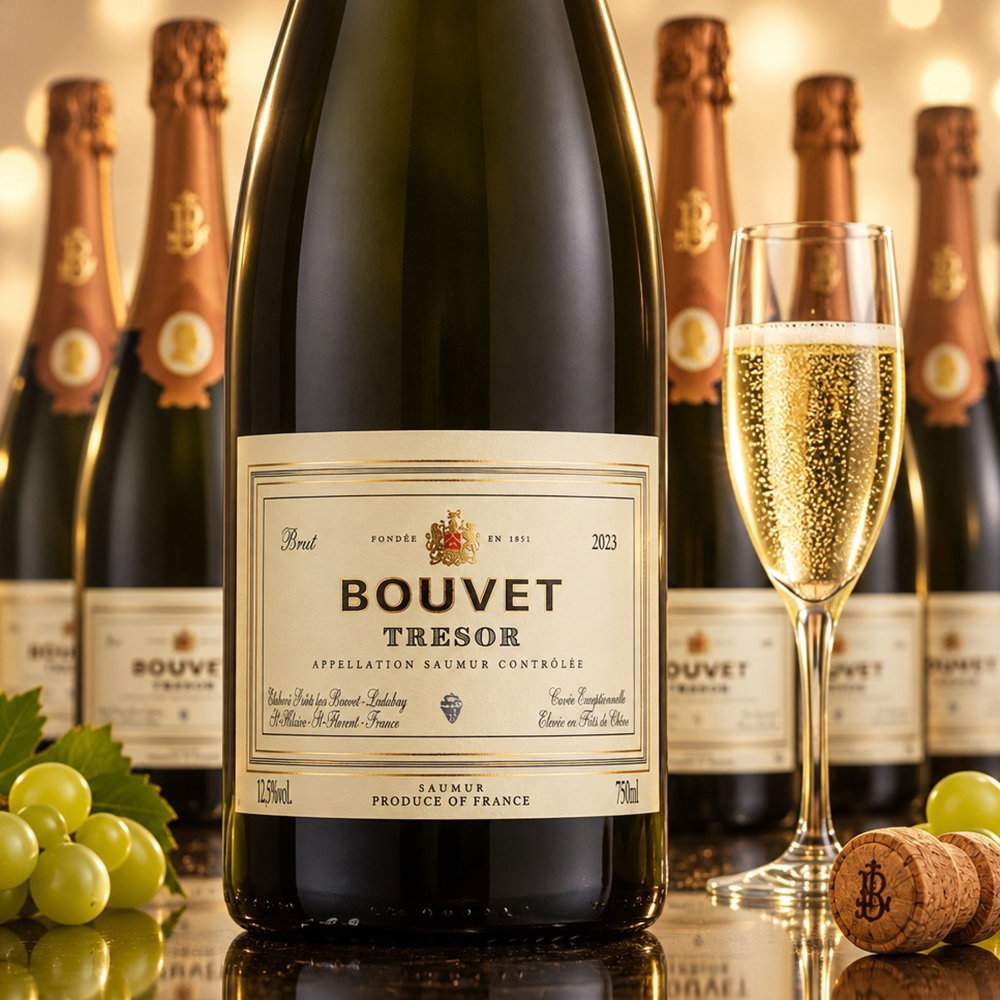 6er-Sparpaket Crémant Saumur Blanc 2023 Trésor Brut