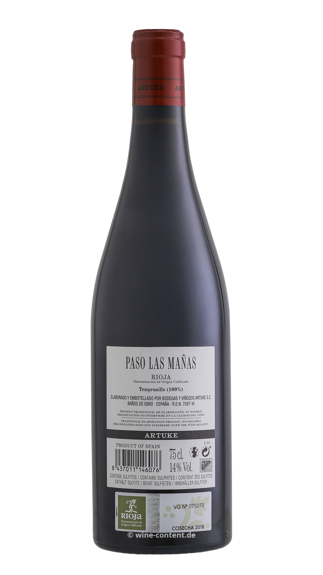 Rioja 2018 Paso las Mañas