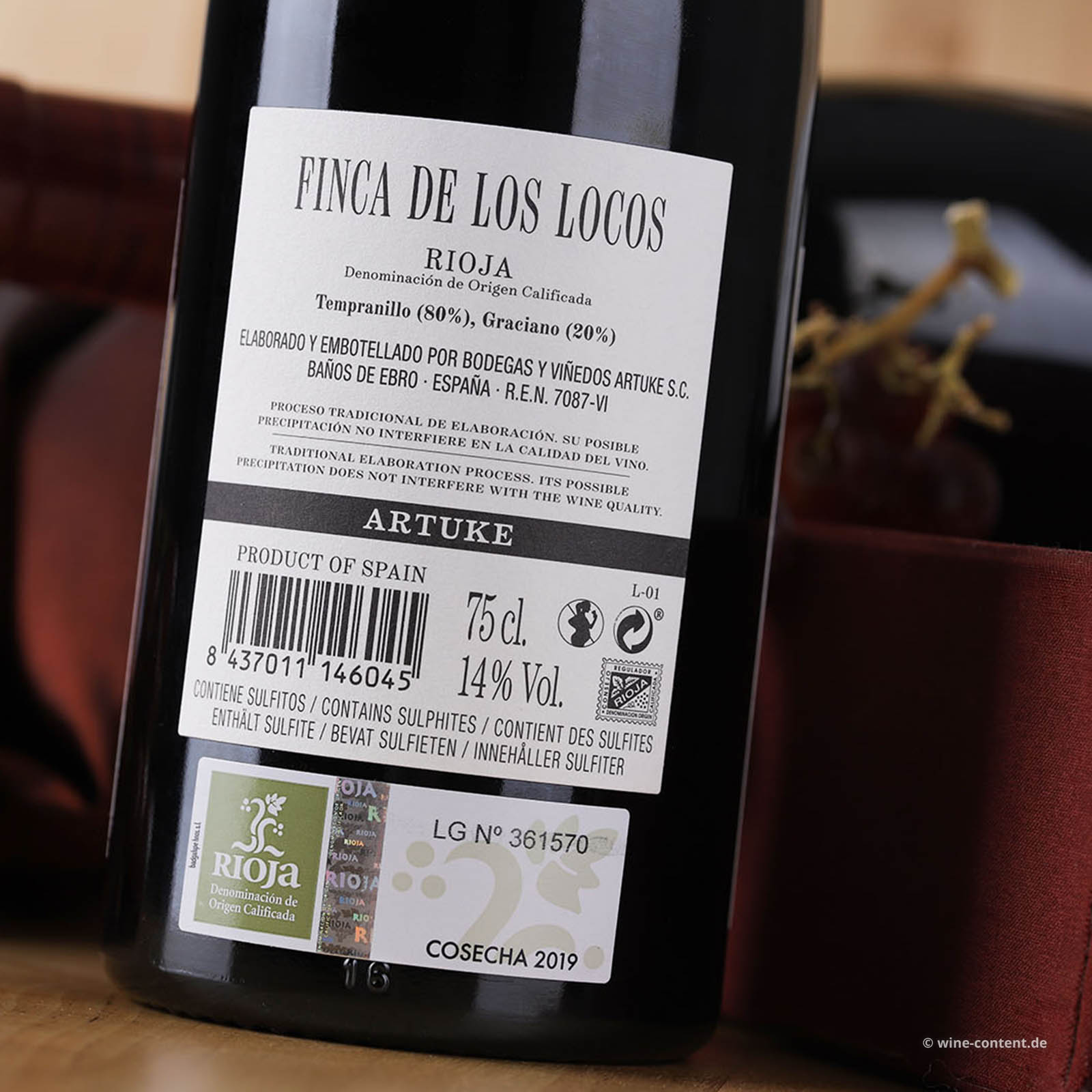Rioja 2019 Finca de los Locos