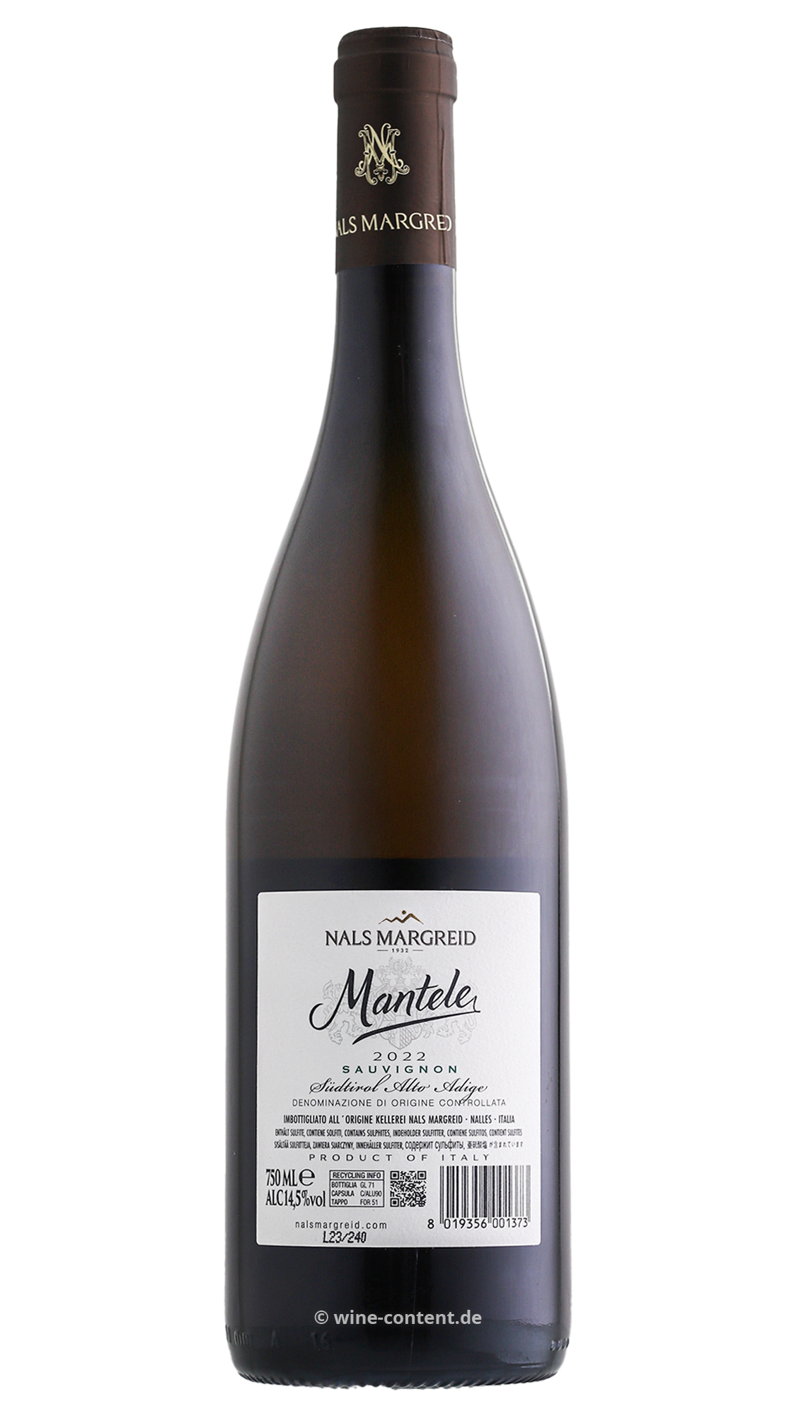 Sauvignon Blanc 2022 Mantele