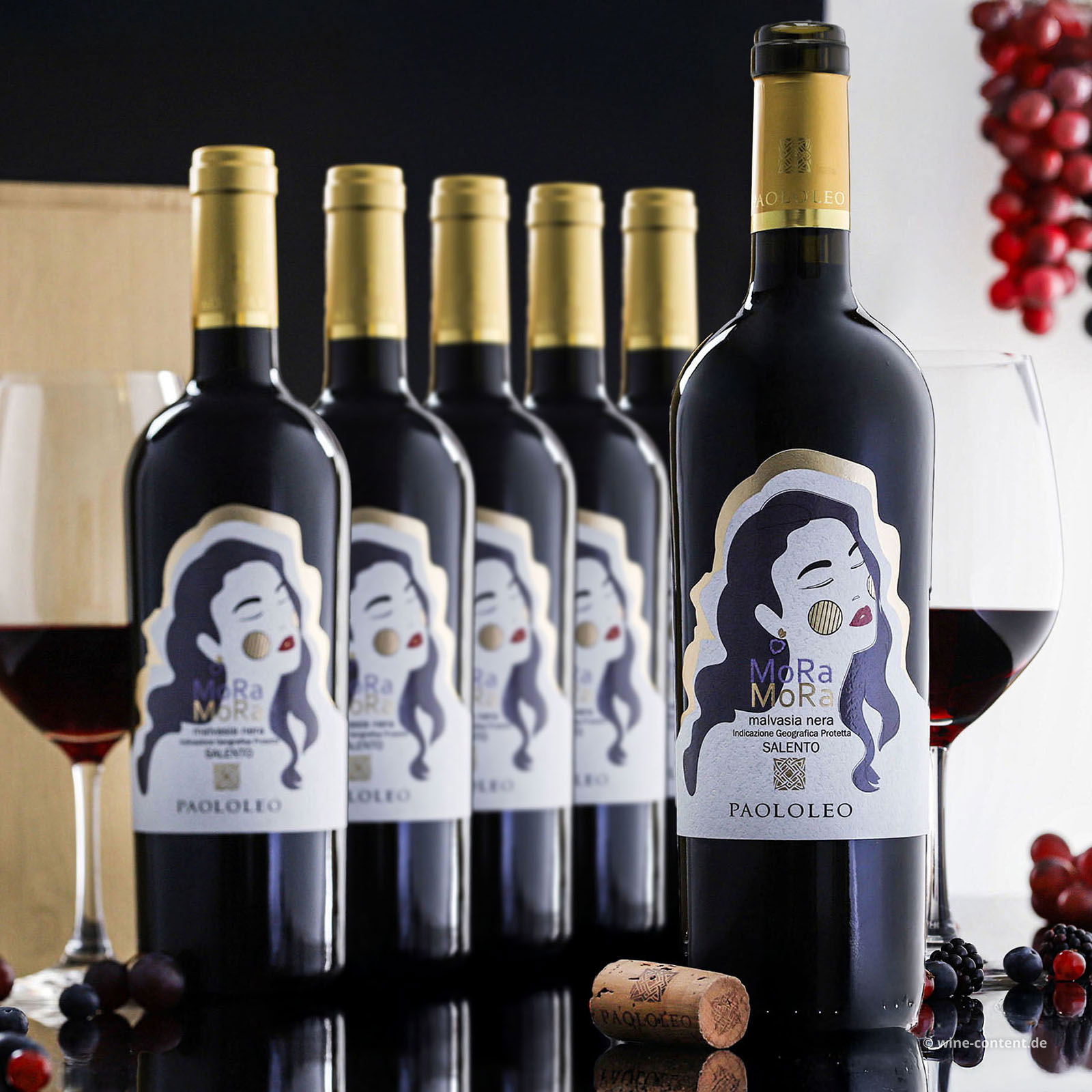 6er-Sparpaket Malvasia Nera Salento 2023 Moramora