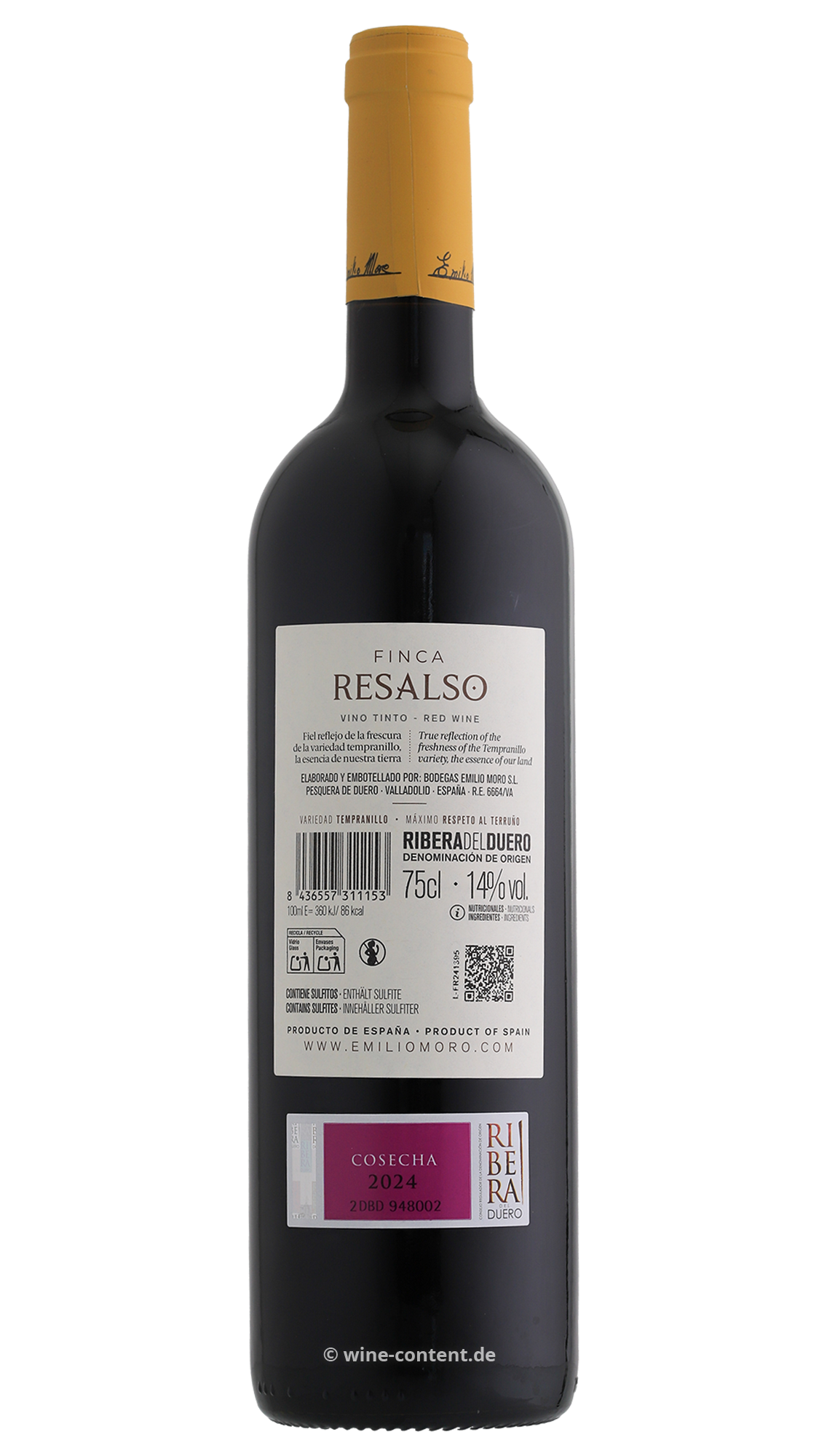 6er-Sparpaket Tempranillo 2024 Finca Resalso