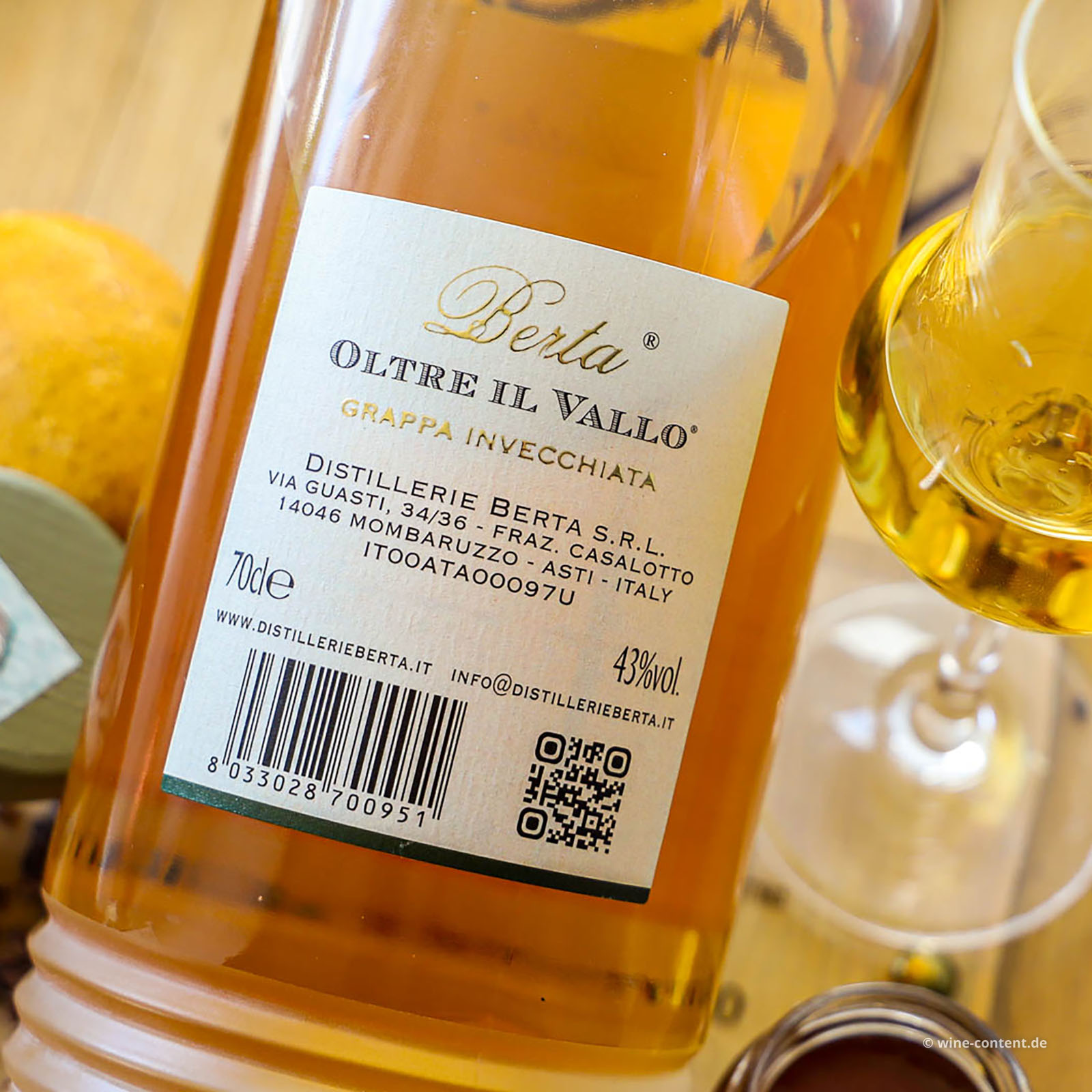 Grappa Invecchiata Oltre il Vallo