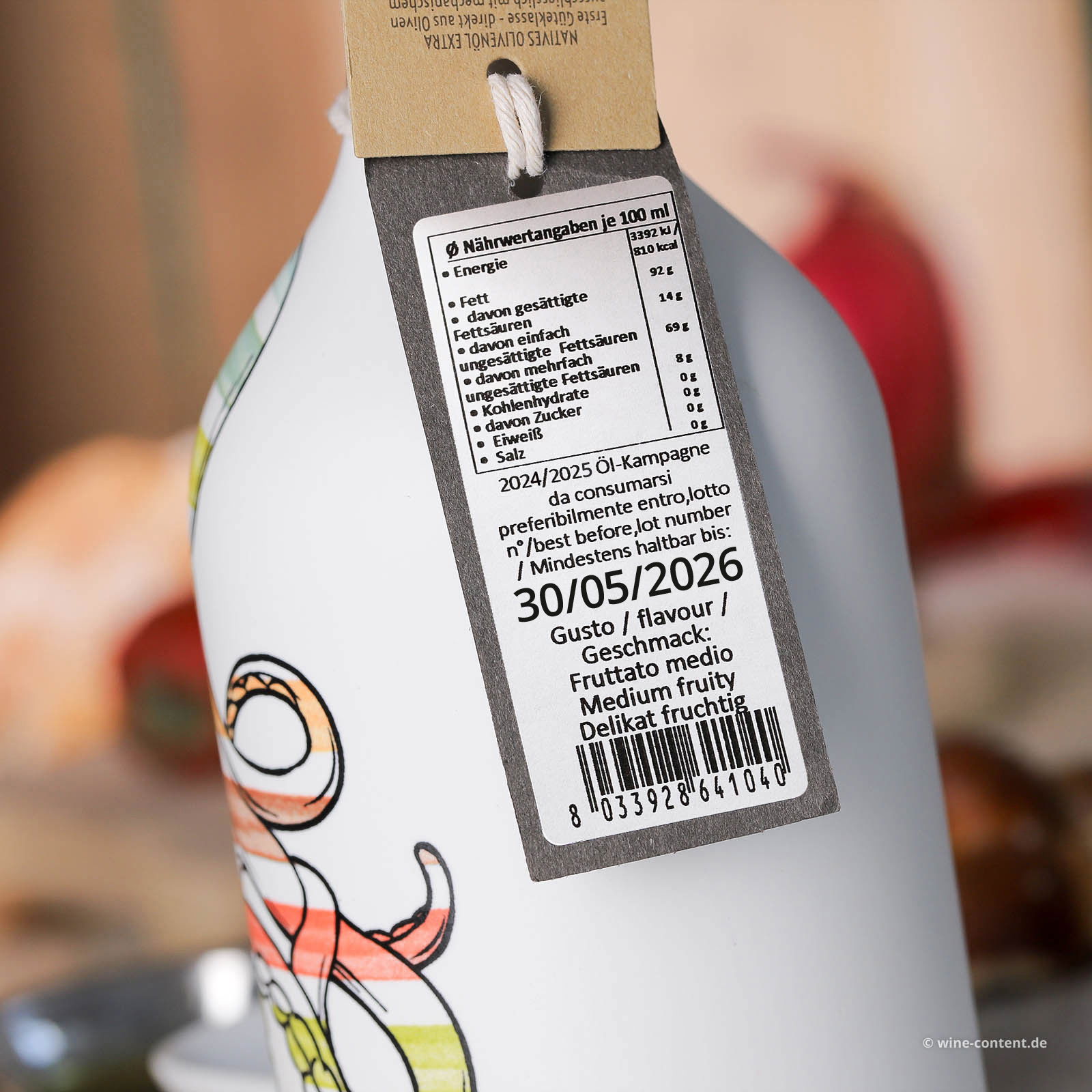 0,5 L Olivenöl Extra Vergine 2024  Fruttato Medio Polpo