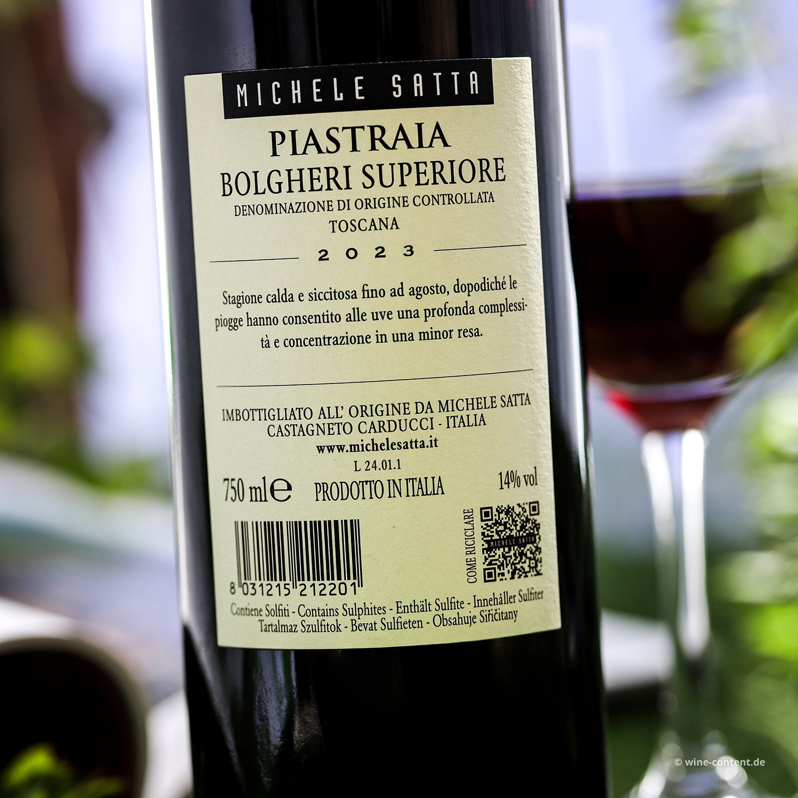 Bolgheri Rosso Superiore 2023 Piastraia