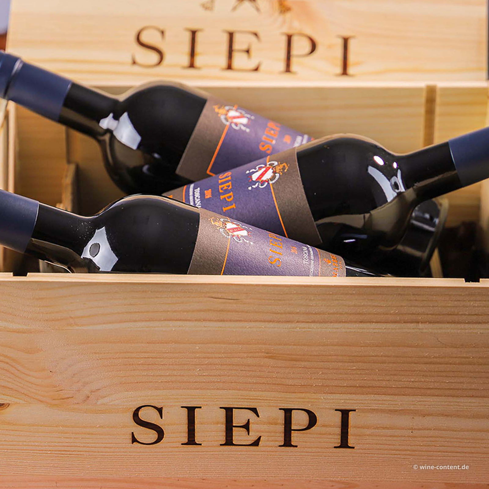 6er-Holzkiste Siepi 2016