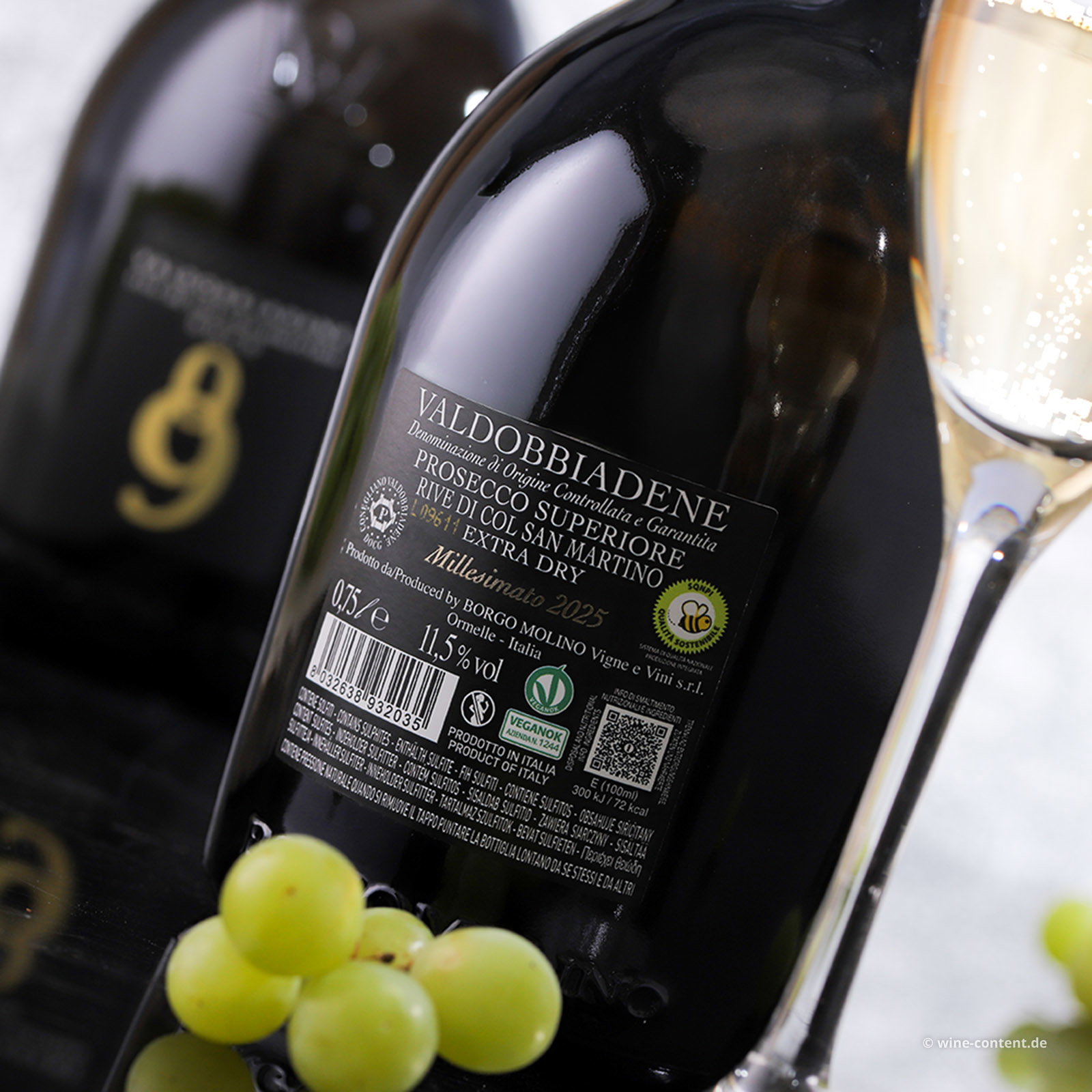 Prosecco Superiore 2025 Rive di Col San Martino Extra Dry