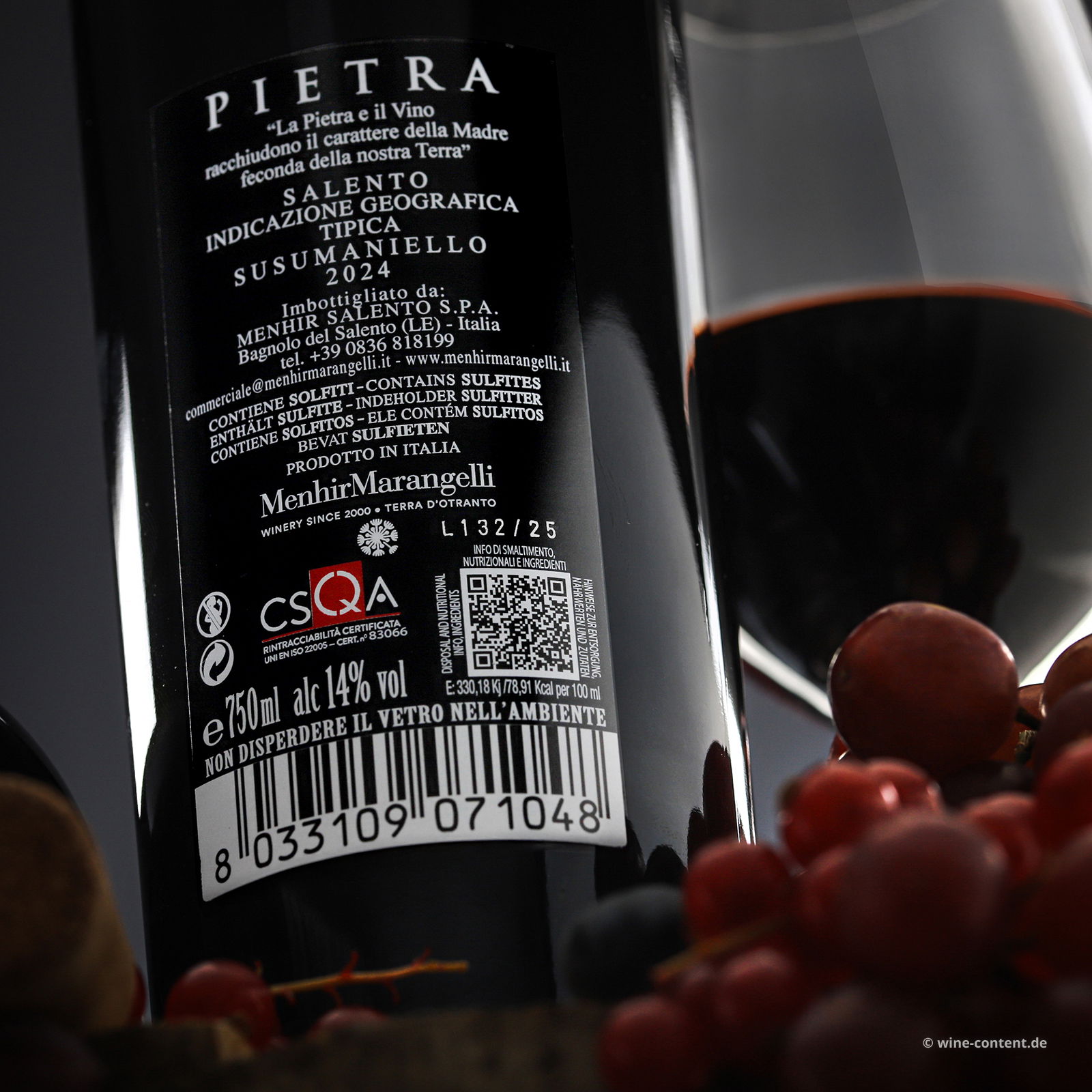 Susumaniello Salento 2024 Pietra