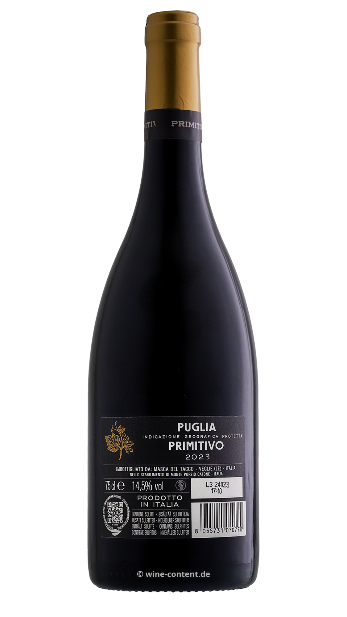 Primitivo 2023 Old Vines Primitivo 2023 Old Vines