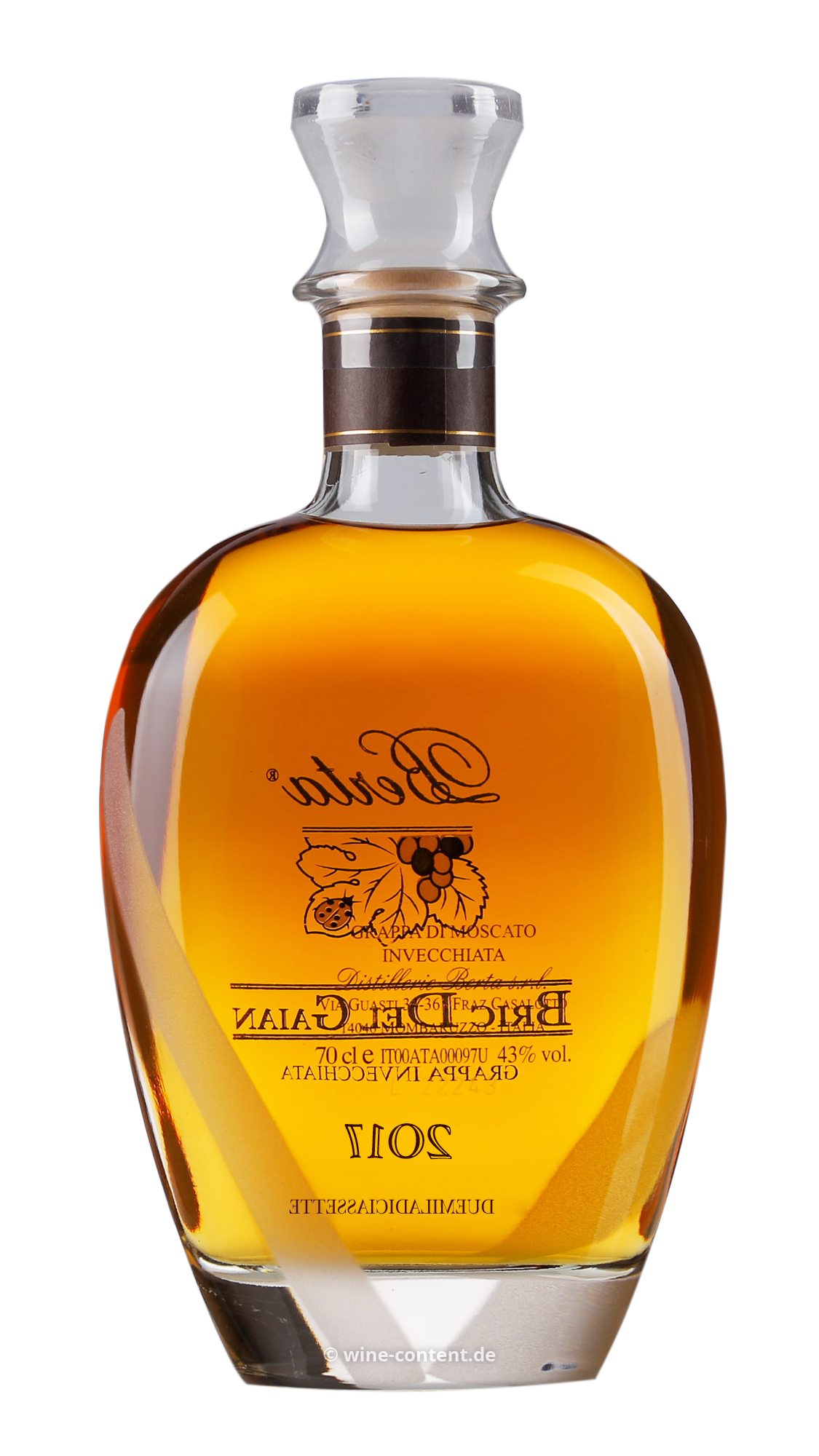 Grappa Bric del Gaian 2017 (Moscato)