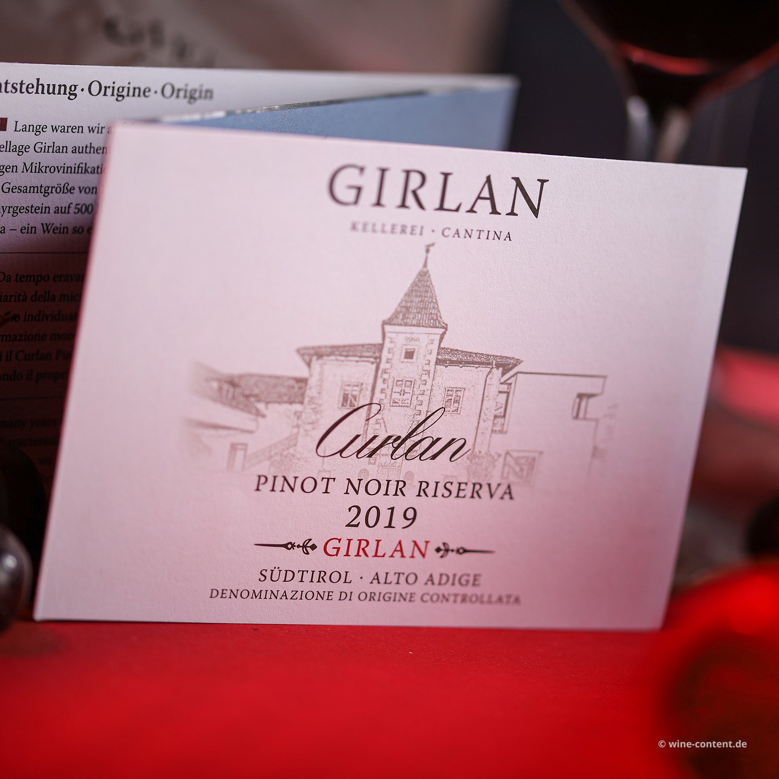 Pinot Noir Riserva 2019 Curlan