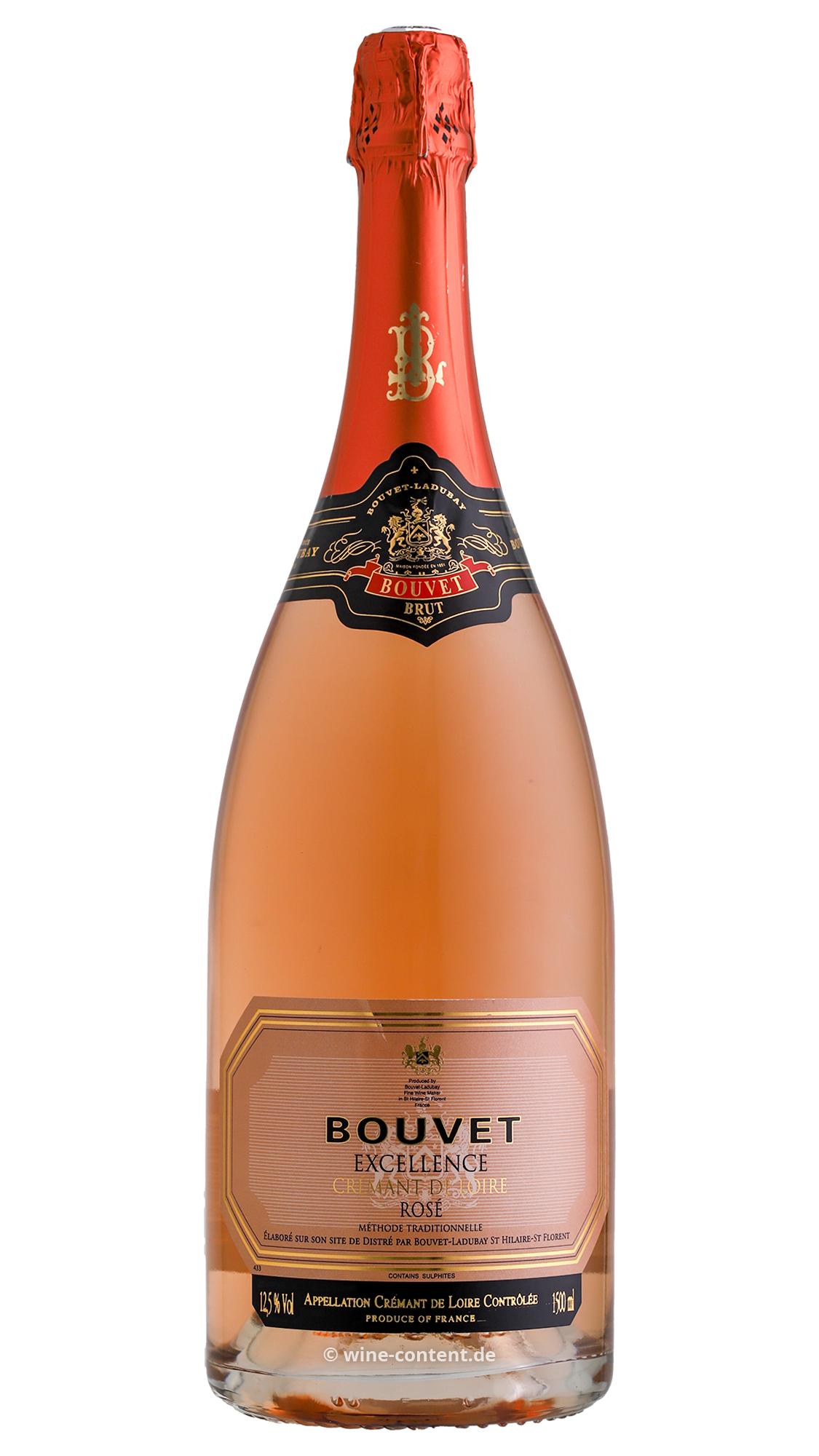 3er-Paket Crémant de Loire Rosé Excellence Brut Magnum