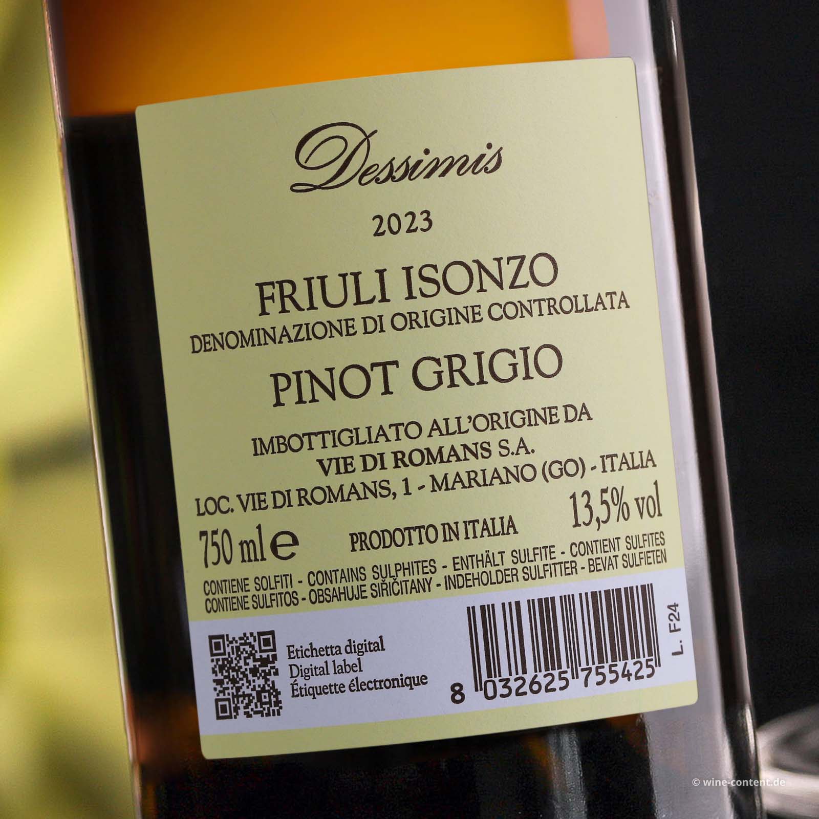 Pinot Grigio 2023 Dessimis