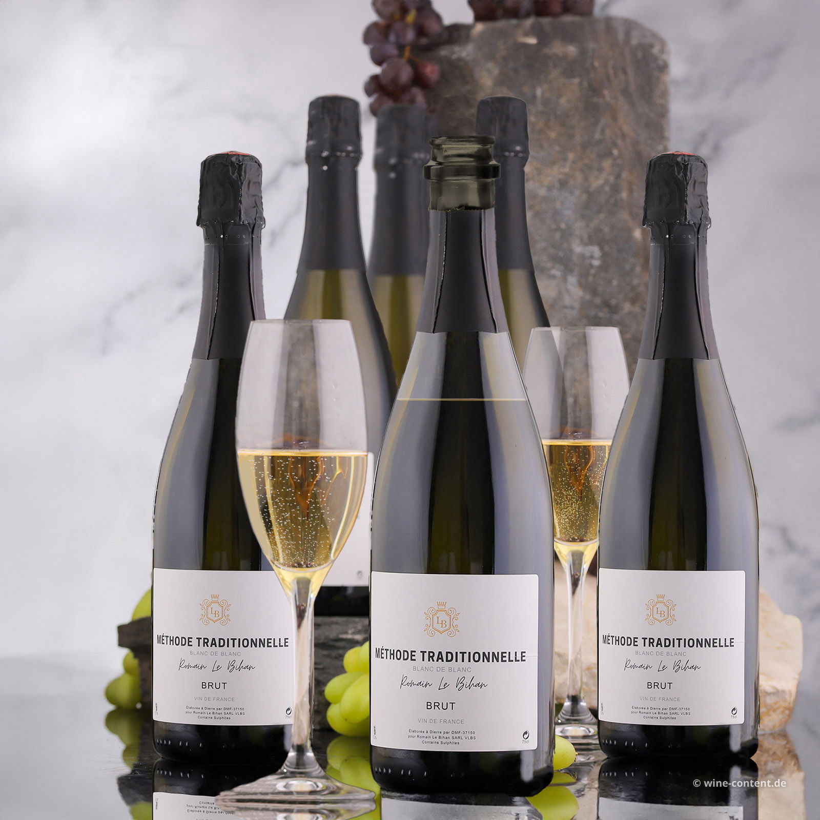 6er-Sparpaket Methode Traditionnelle Blanc de Blanc Brut