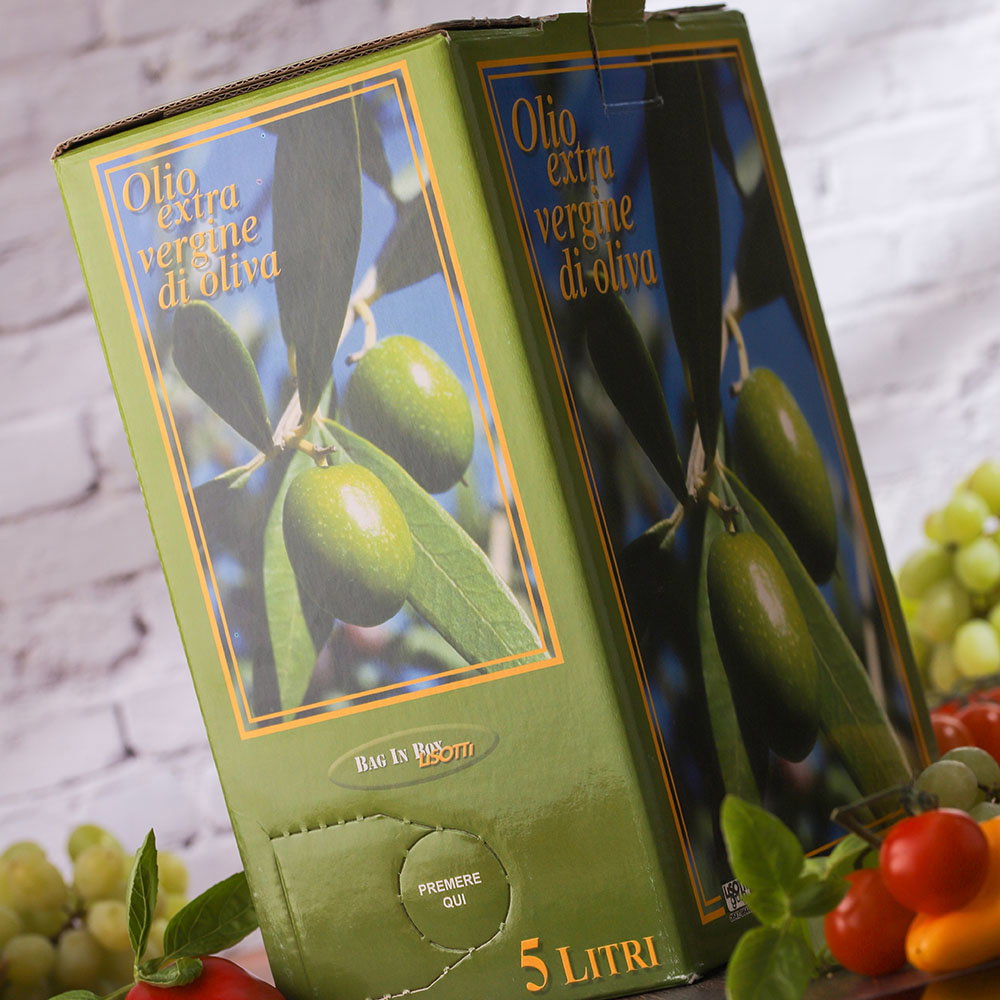 5 L Olivenöl Extra Vergine Monte Etna 2025 Bio Bag in Box
