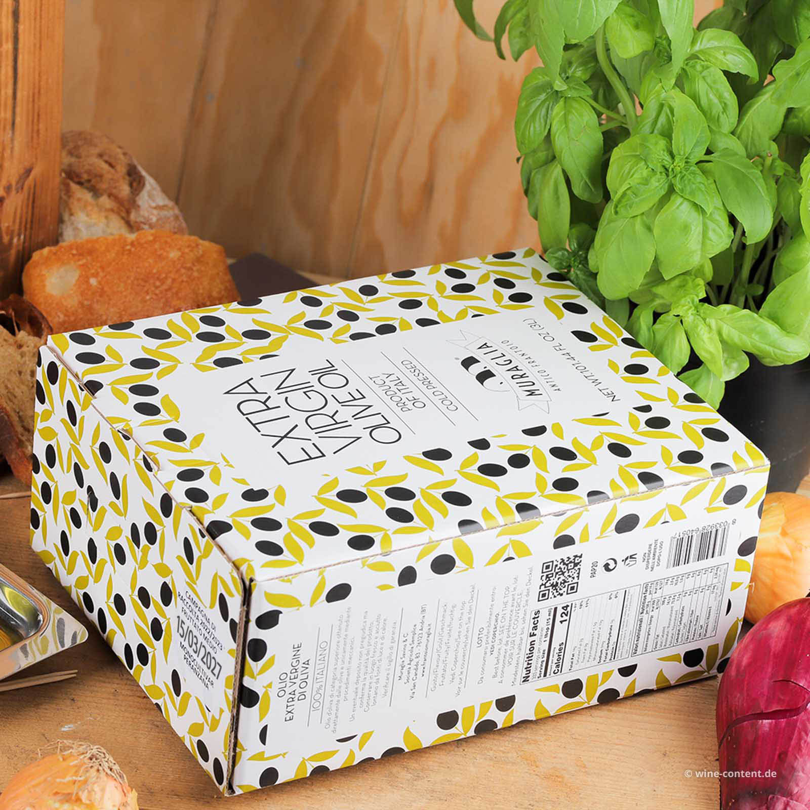 3 L Olivenöl Extra Vergine 2024 Fruttato Medio Bag in Box