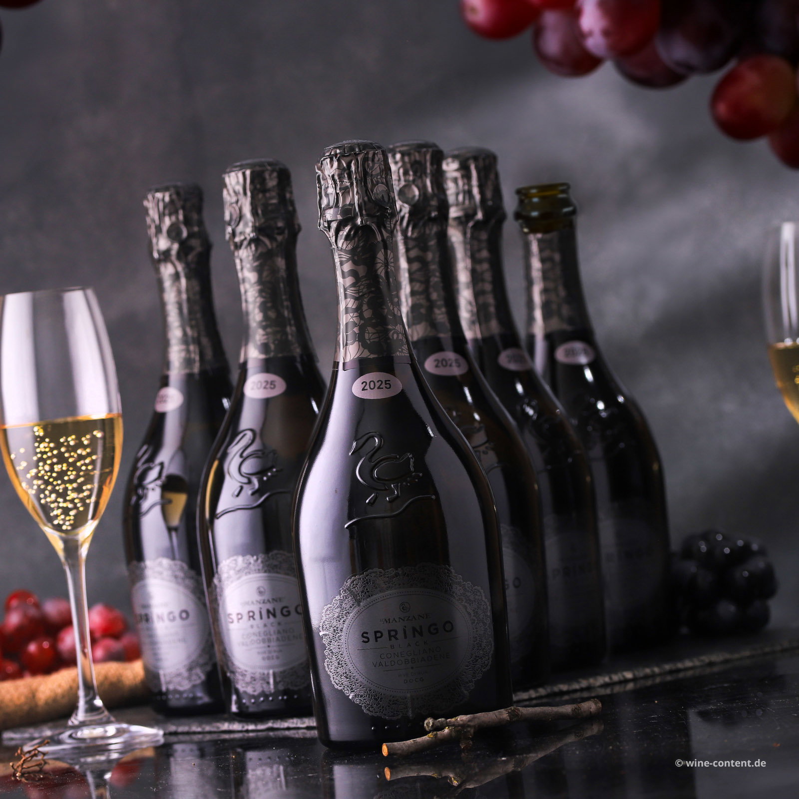 6er-Sparpaket Prosecco Superiore 2025 Rive di Rua Springo Black Brut
