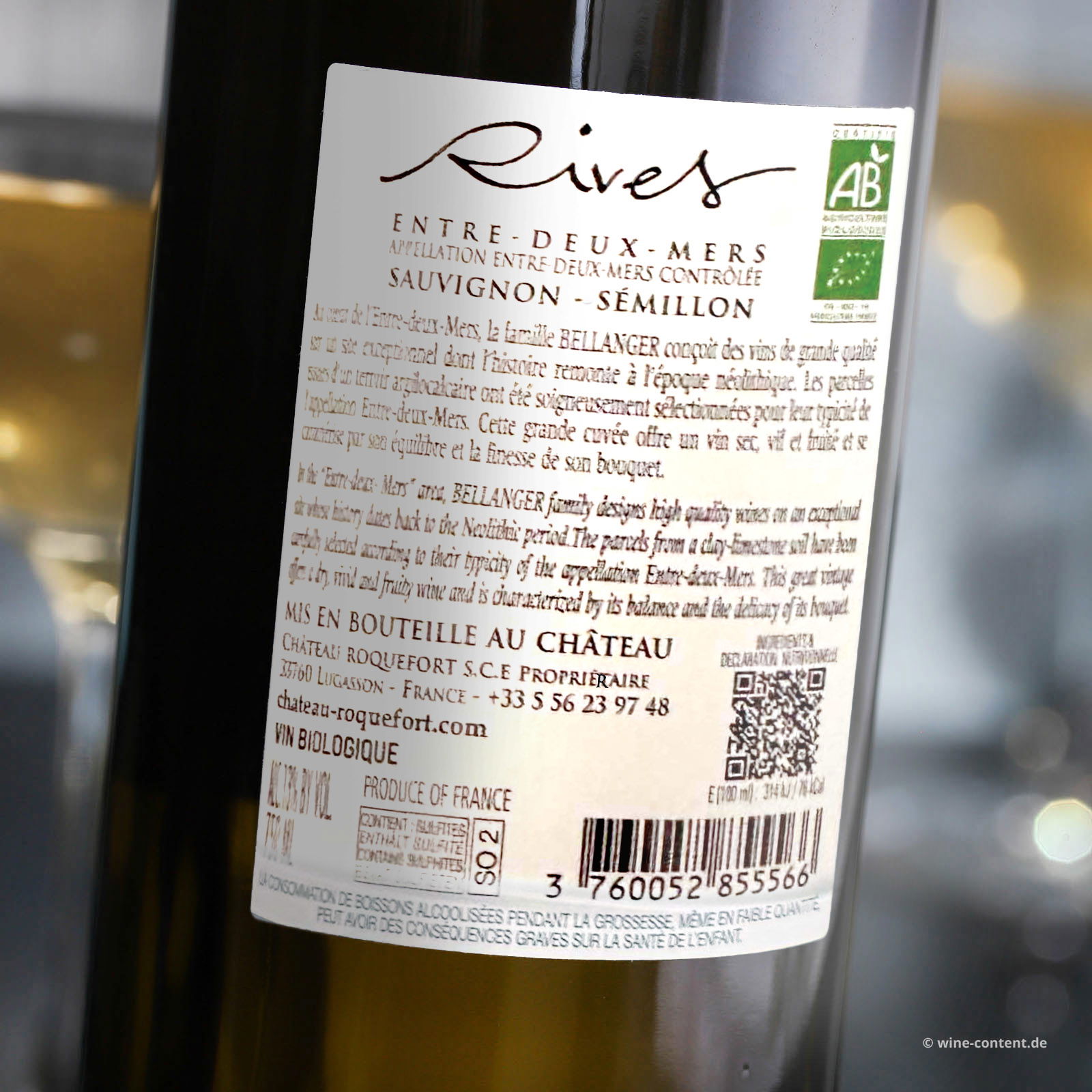 Entre-Deux-Mers 2024 Rives Bio