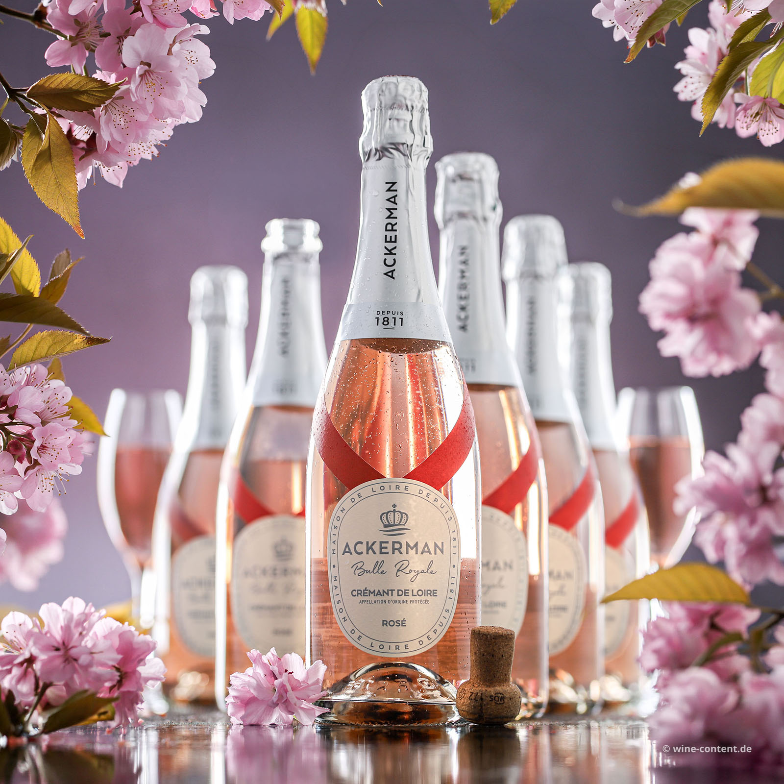6er-Sparpaket Crémant de Loire Rosé Bulle Royal Brut