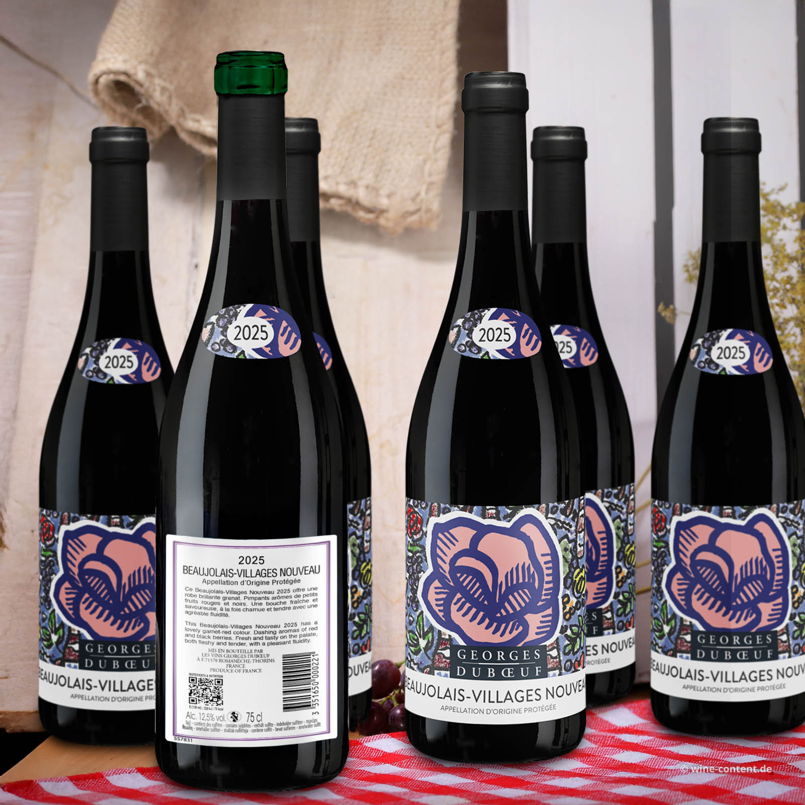 6er-Sparpaket Beaujolais Villages 2025 Nouveau