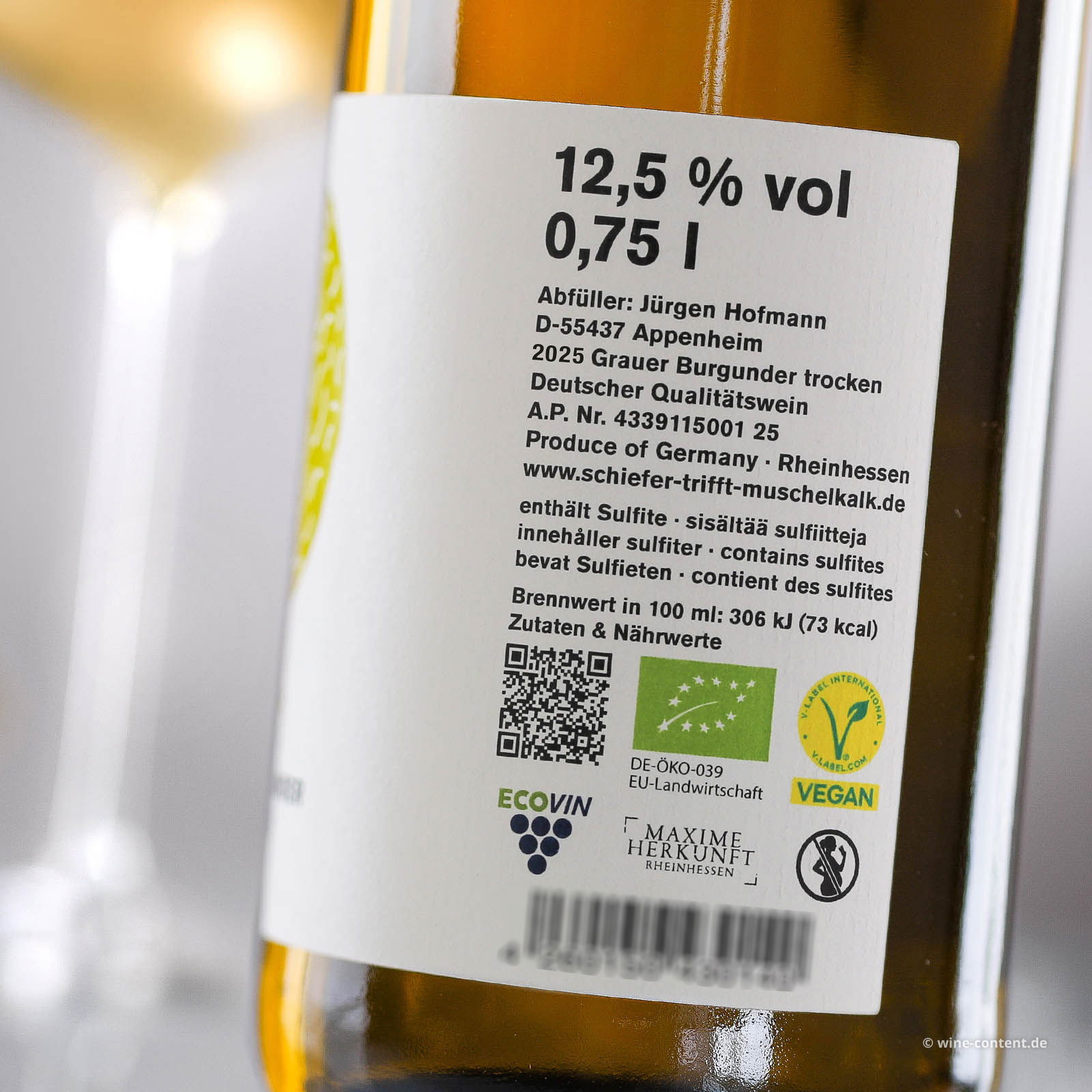 Grauer Burgunder 2025 Kussmund Bio