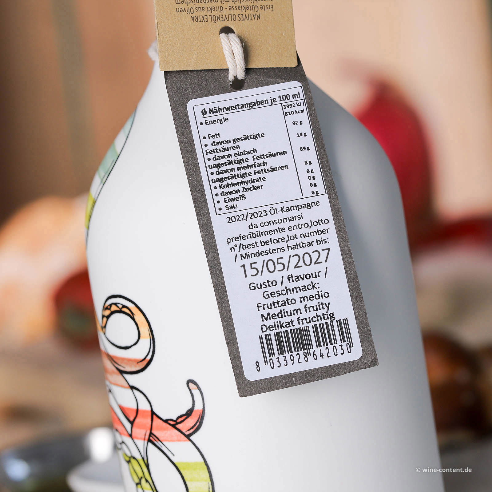 0,5 L Olivenöl Extra Vergine 2025 Fruttato Medio Polpo