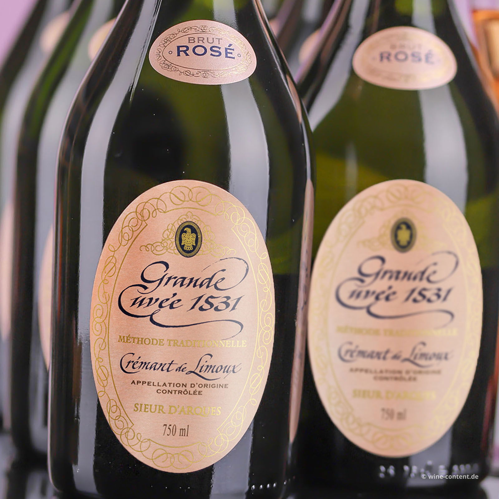 6er-Sparpaket Crémant de Limoux Rosé Grande Cuvée 1531 Brut