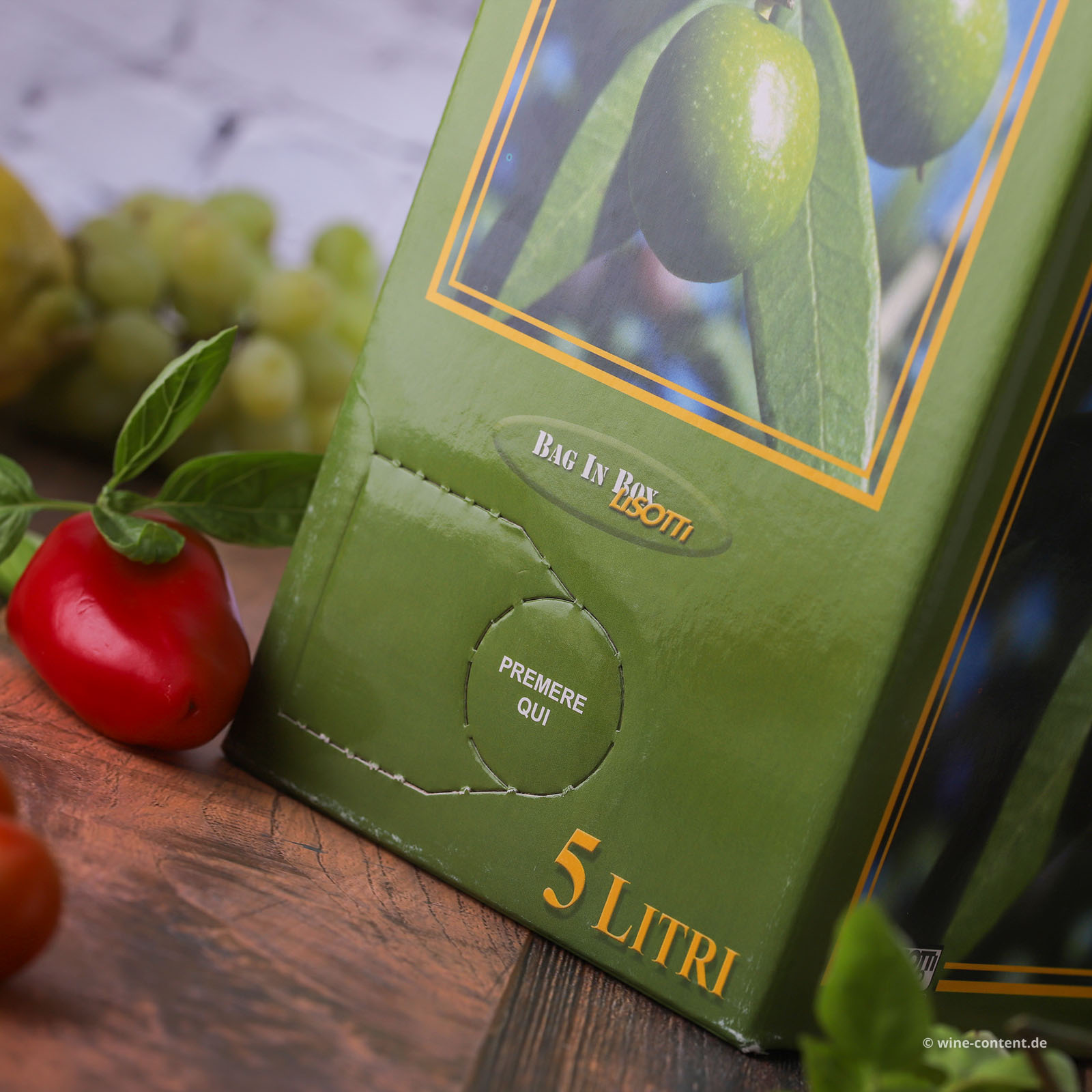 5 L Olivenöl Extra Vergine Monte Etna 2025 Bio Bag in Box