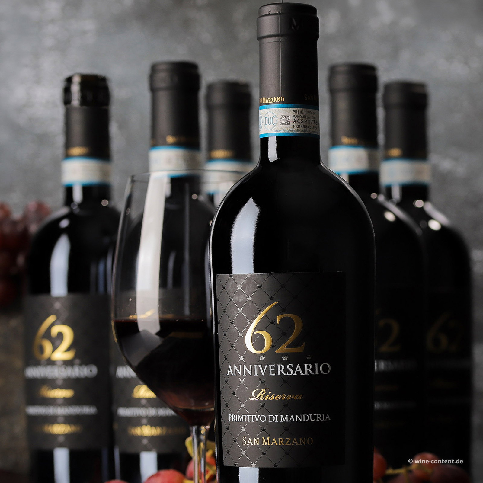 6er-Sparpaket Primitivo di Manduria Riserva 2020 Anniversario 62