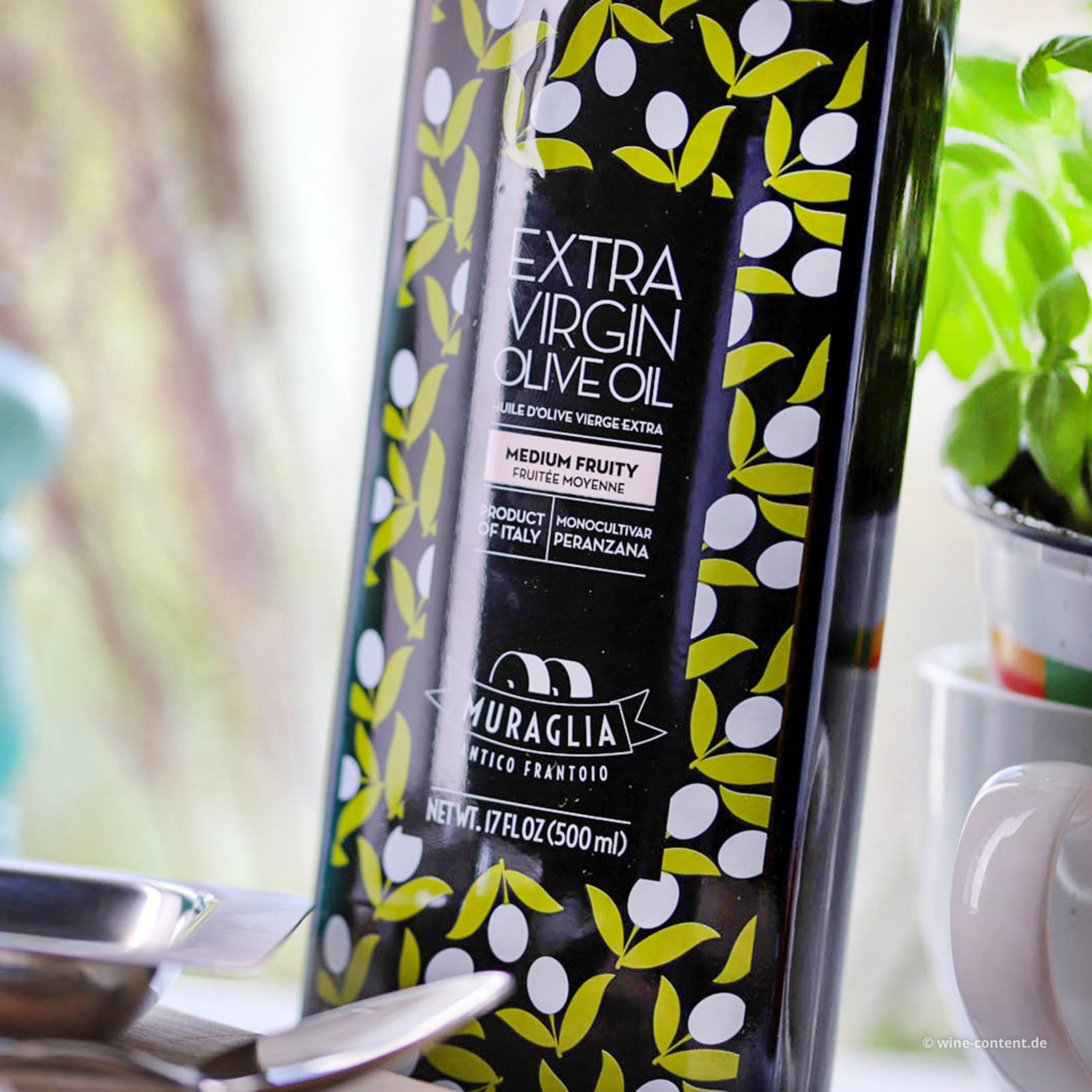 0,5 L Olivenöl Extra Vergine 2024 Fruttato Medio Glasflasche