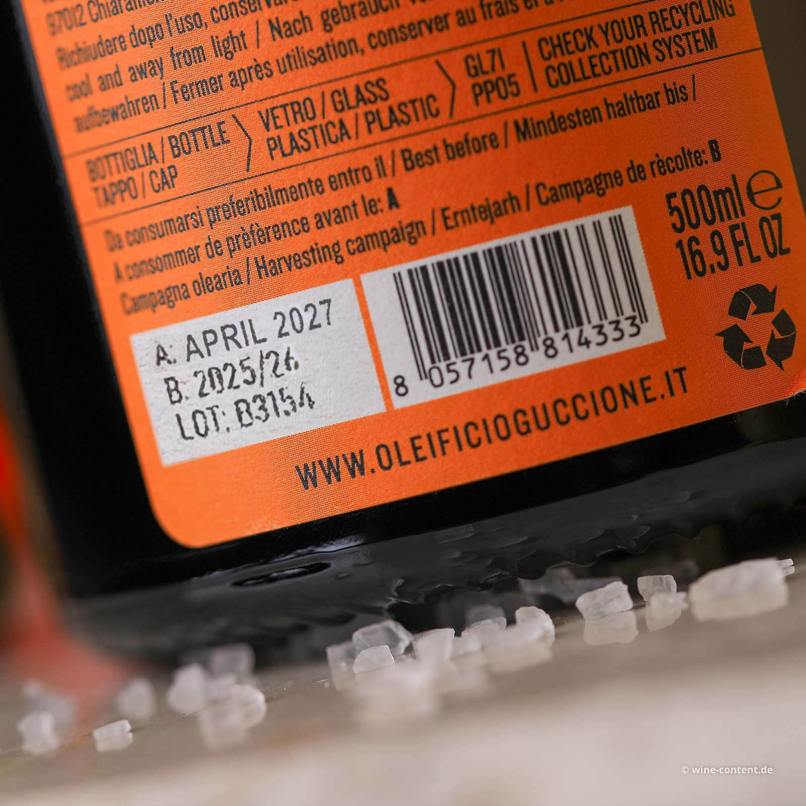 0,5 L Olivenöl Extra Vergine 2025 Fruttato Intenso