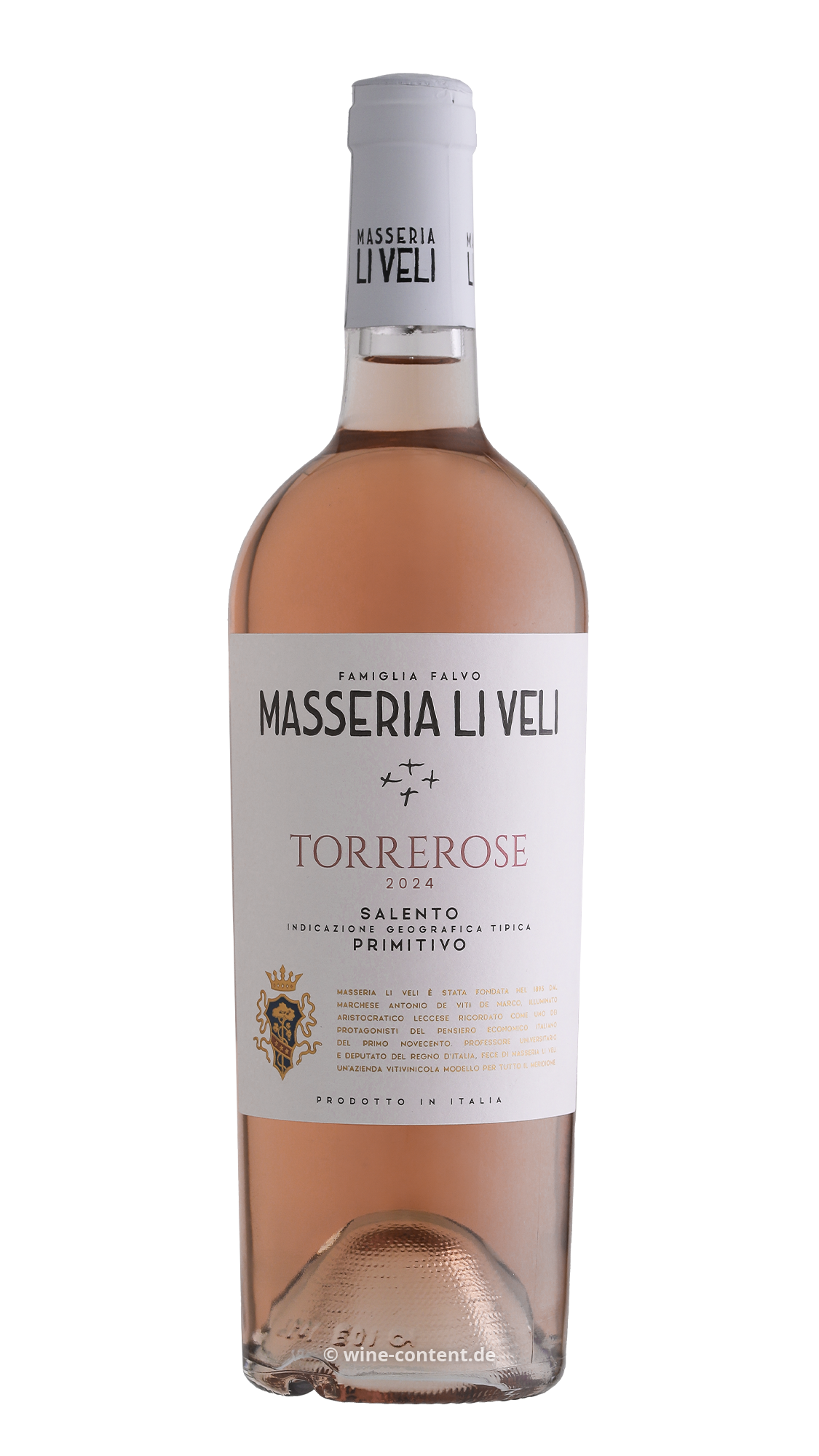 Primitivo Salento Rosato 2024 Torrerose