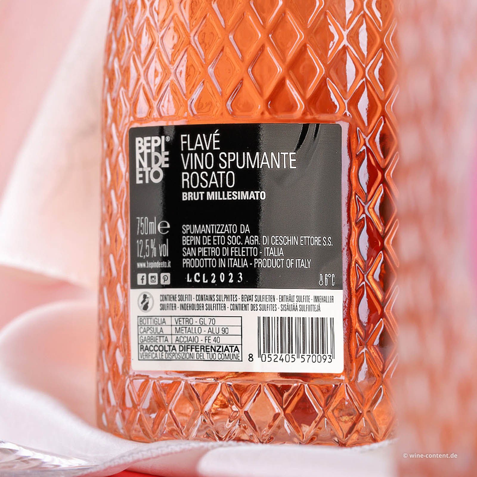 Spumante Rosato 2023 Flavé Brut