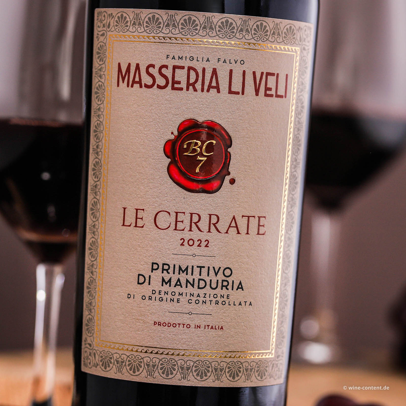Primitivo di Manduria 2022 Le Cerrate Primitivo di Manduria 2022 Le Cerrate