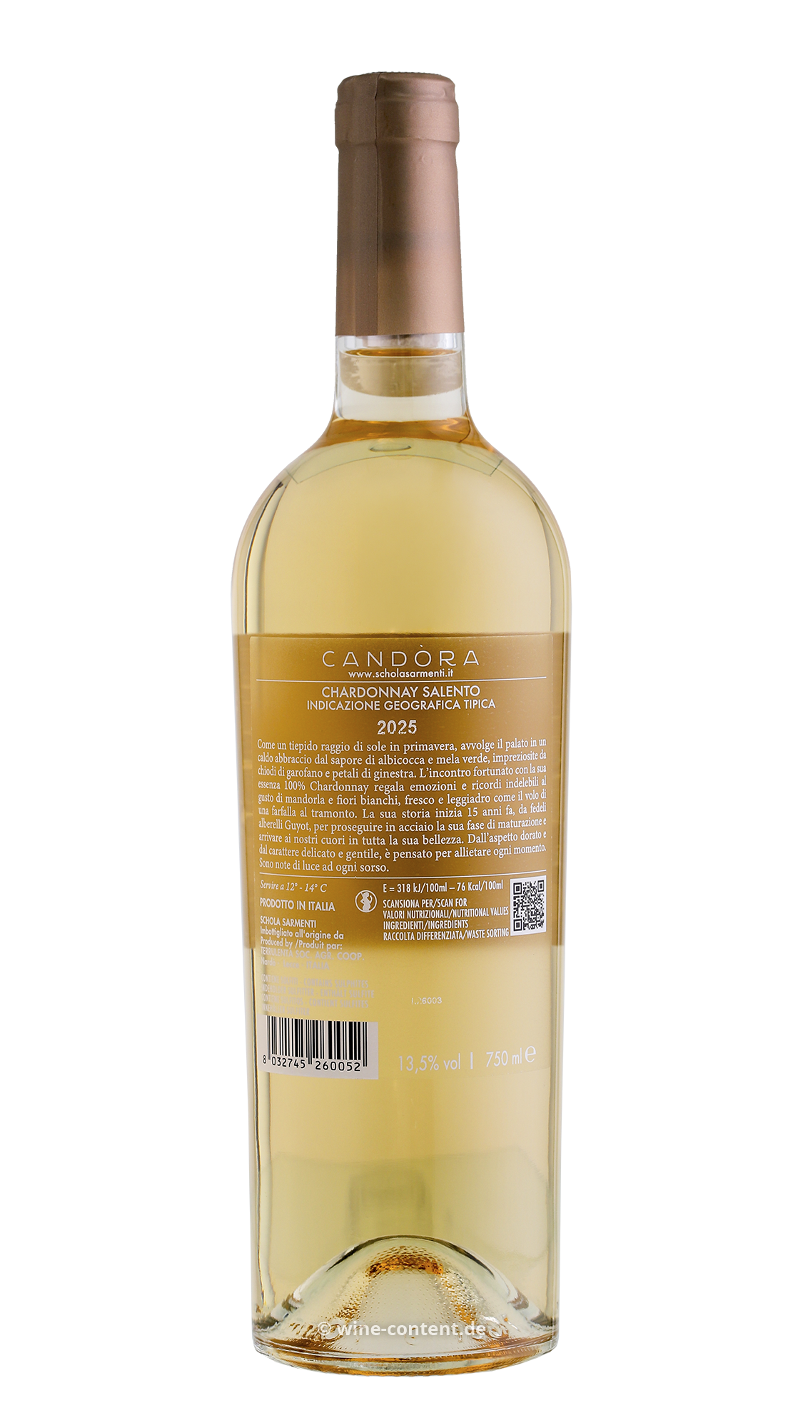 Chardonnay Salento 2025 Candòra