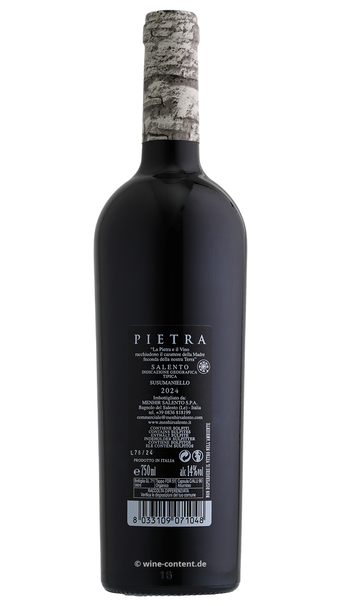 Susumaniello Salento 2024 Pietra