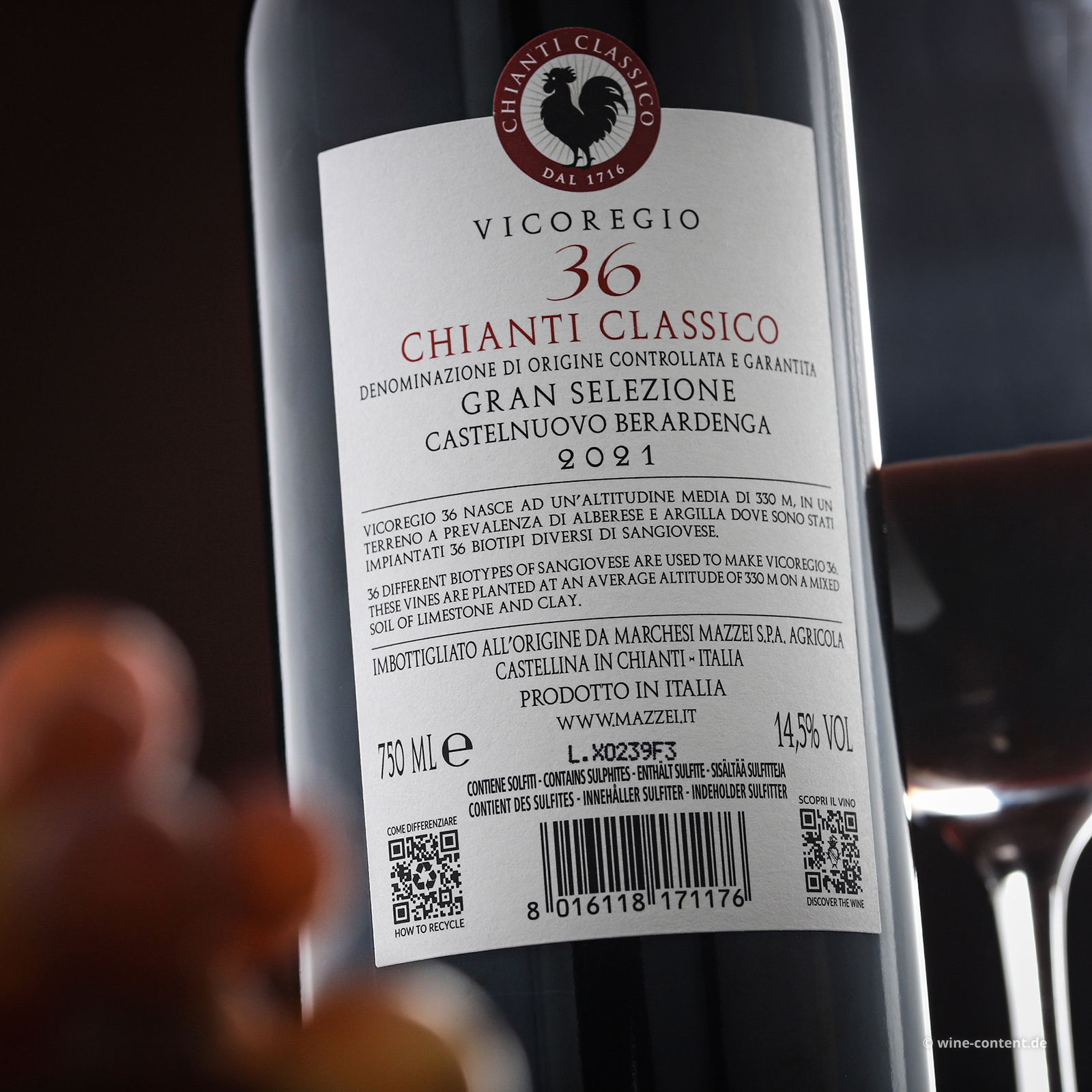 Chianti Classico Gran Selezione 2021 Vicoregio 36