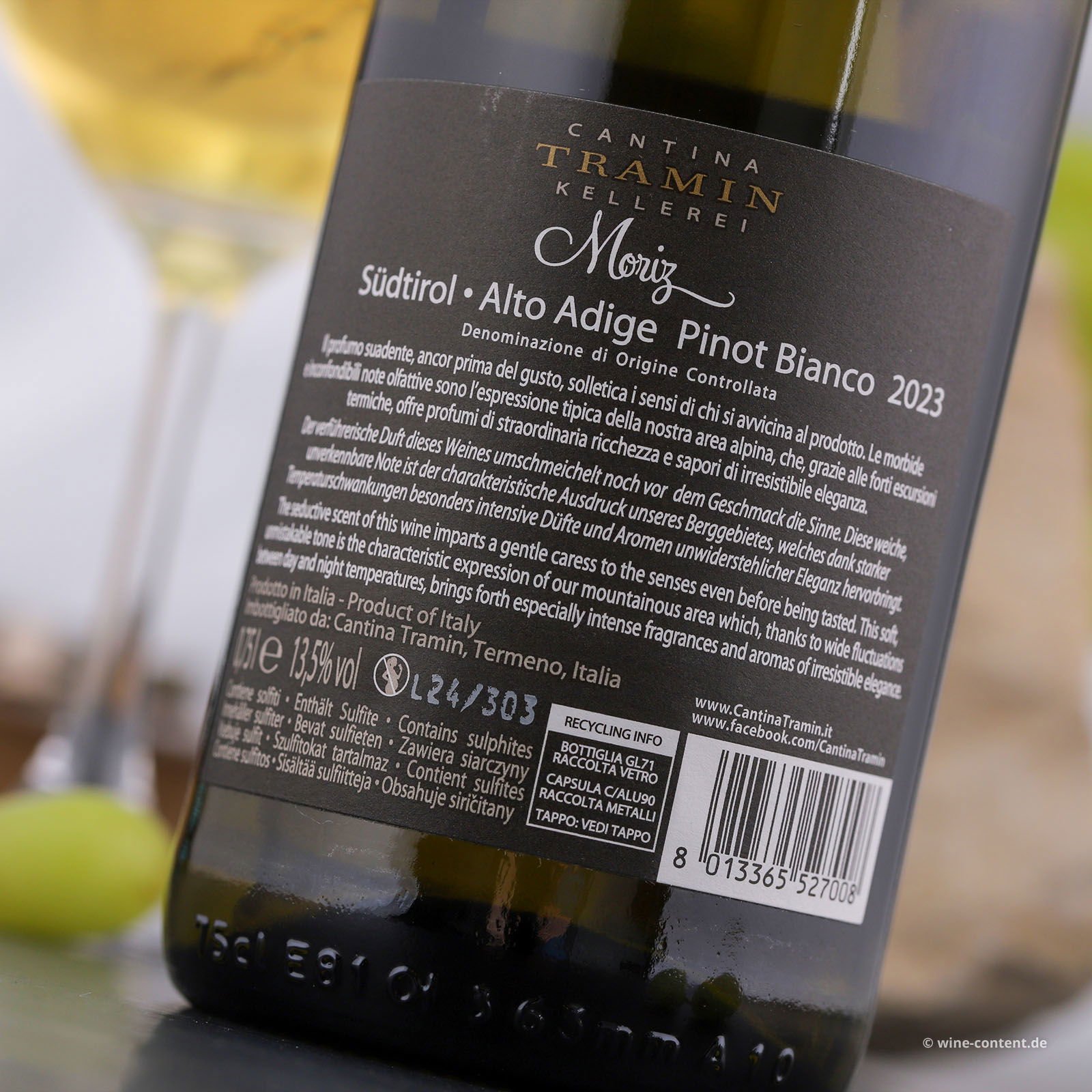 Pinot Bianco 2023 Moriz 