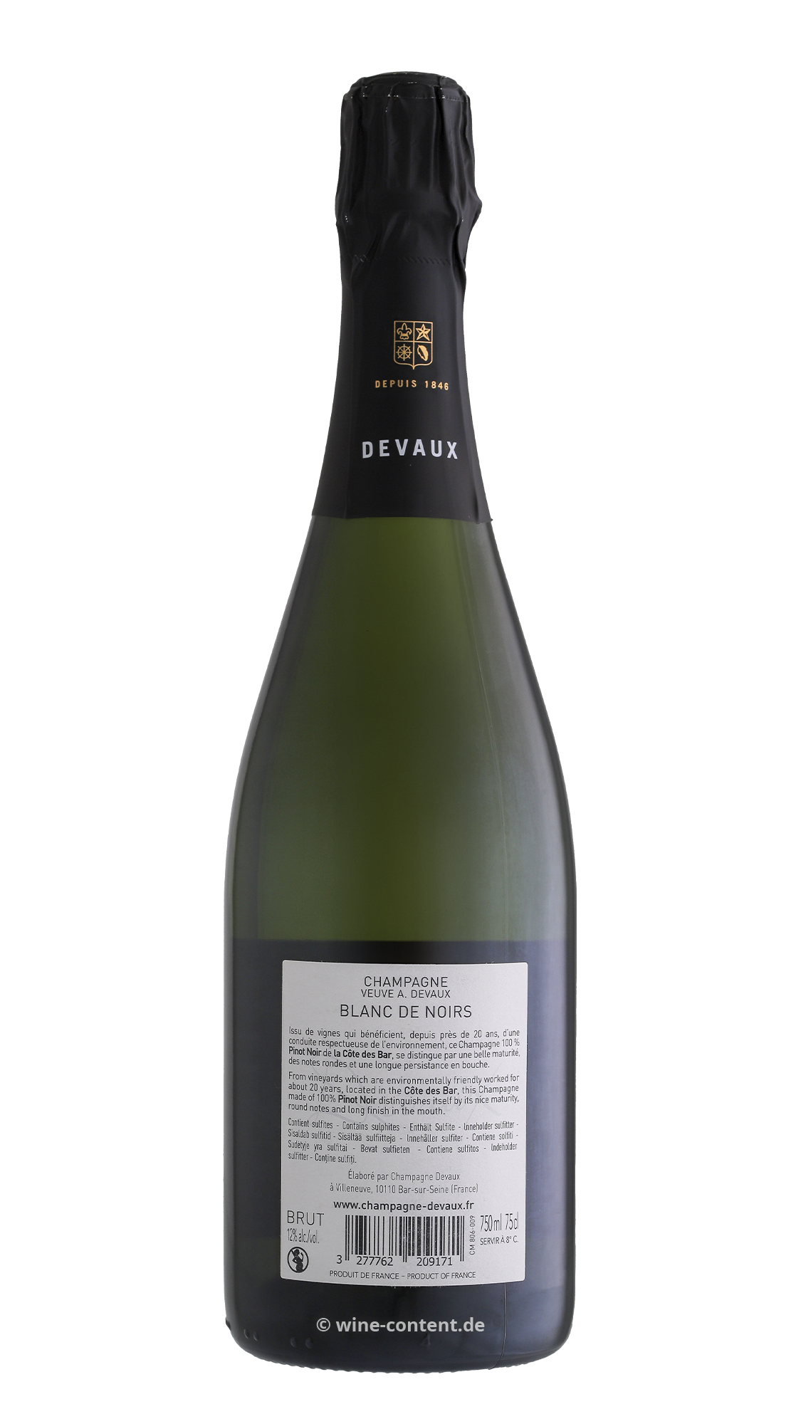 6er-Sparpaket Champagner Blanc de Noirs Coeur des Bar Brut