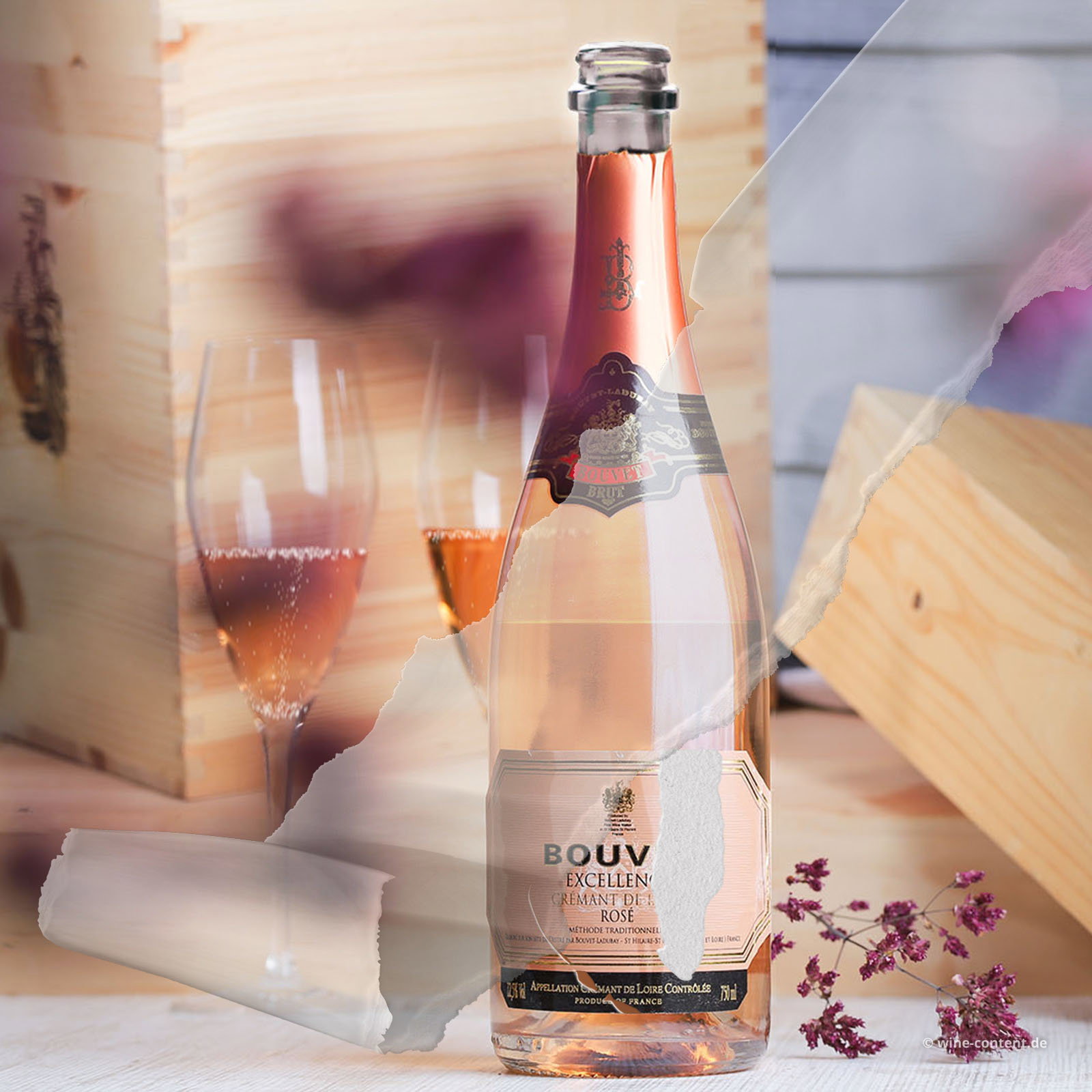 Crémant de Loire Rosé Excellence Brut (Lagerschaden)