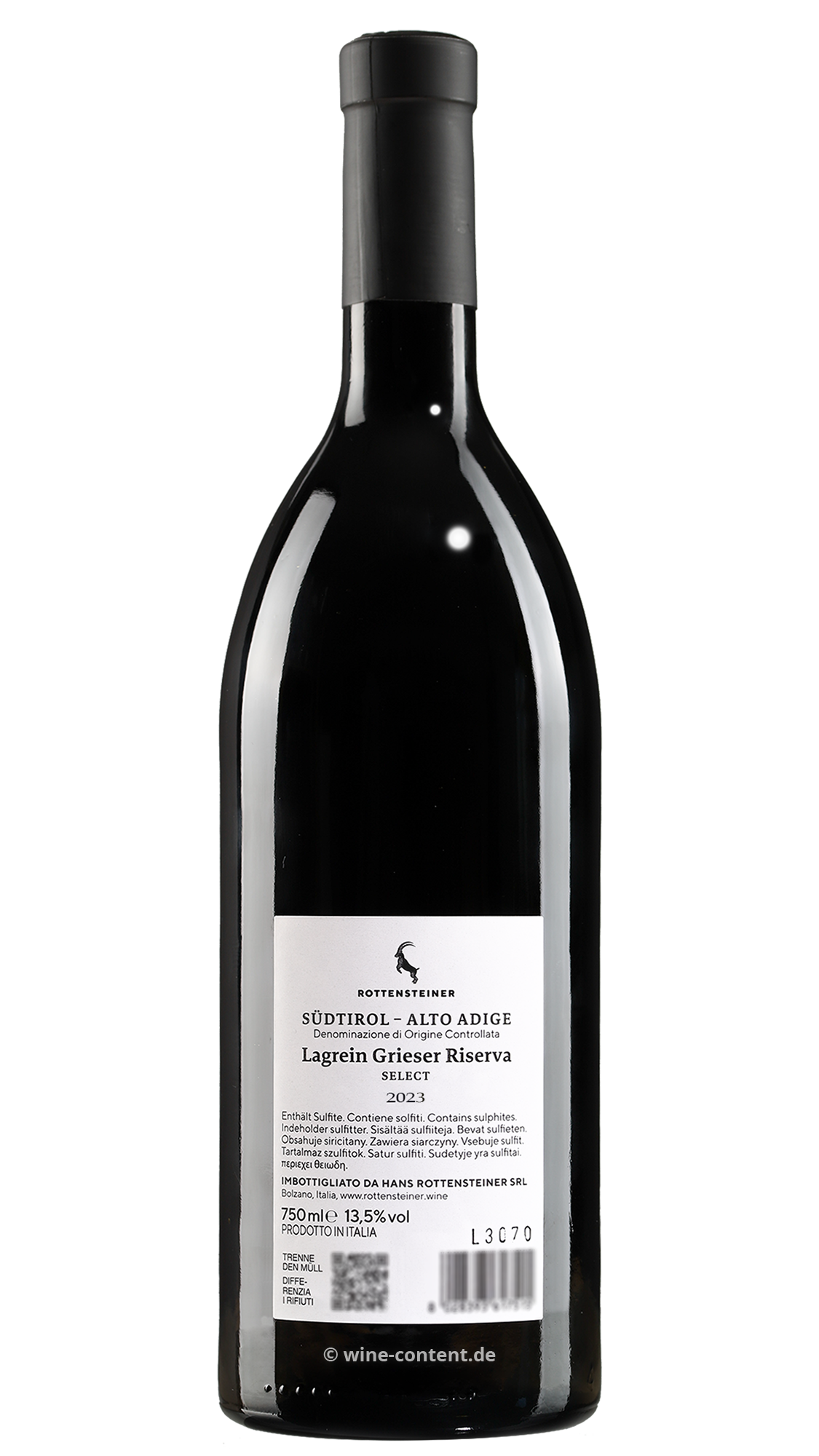 Lagrein Riserva 2023 Select Gries