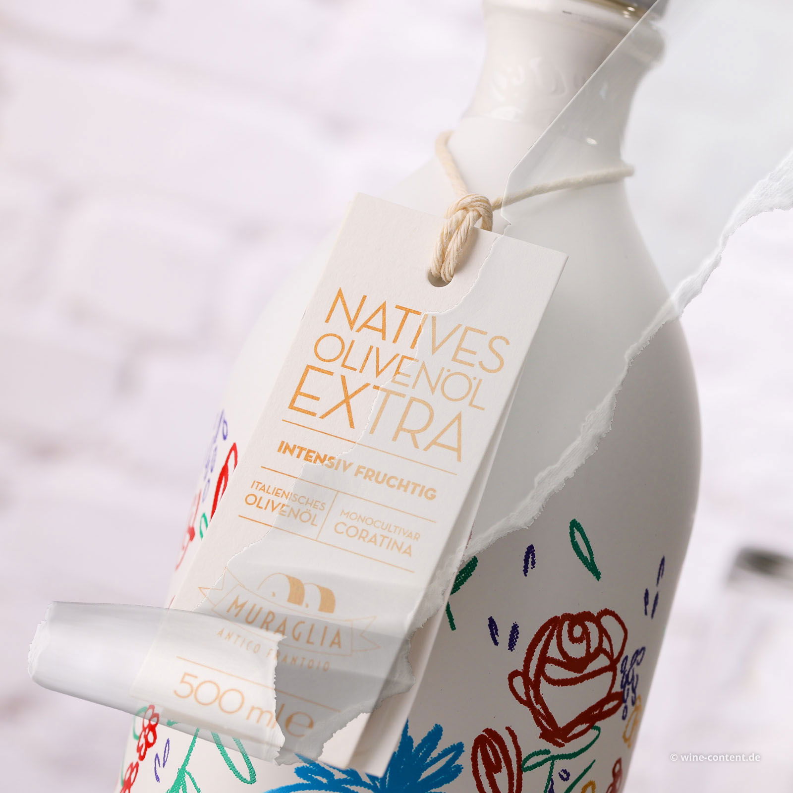 0,5 L Olivenöl Extra Vergine 2024 Fruttato Intenso Coolors Fiorato (Lagerschaden)