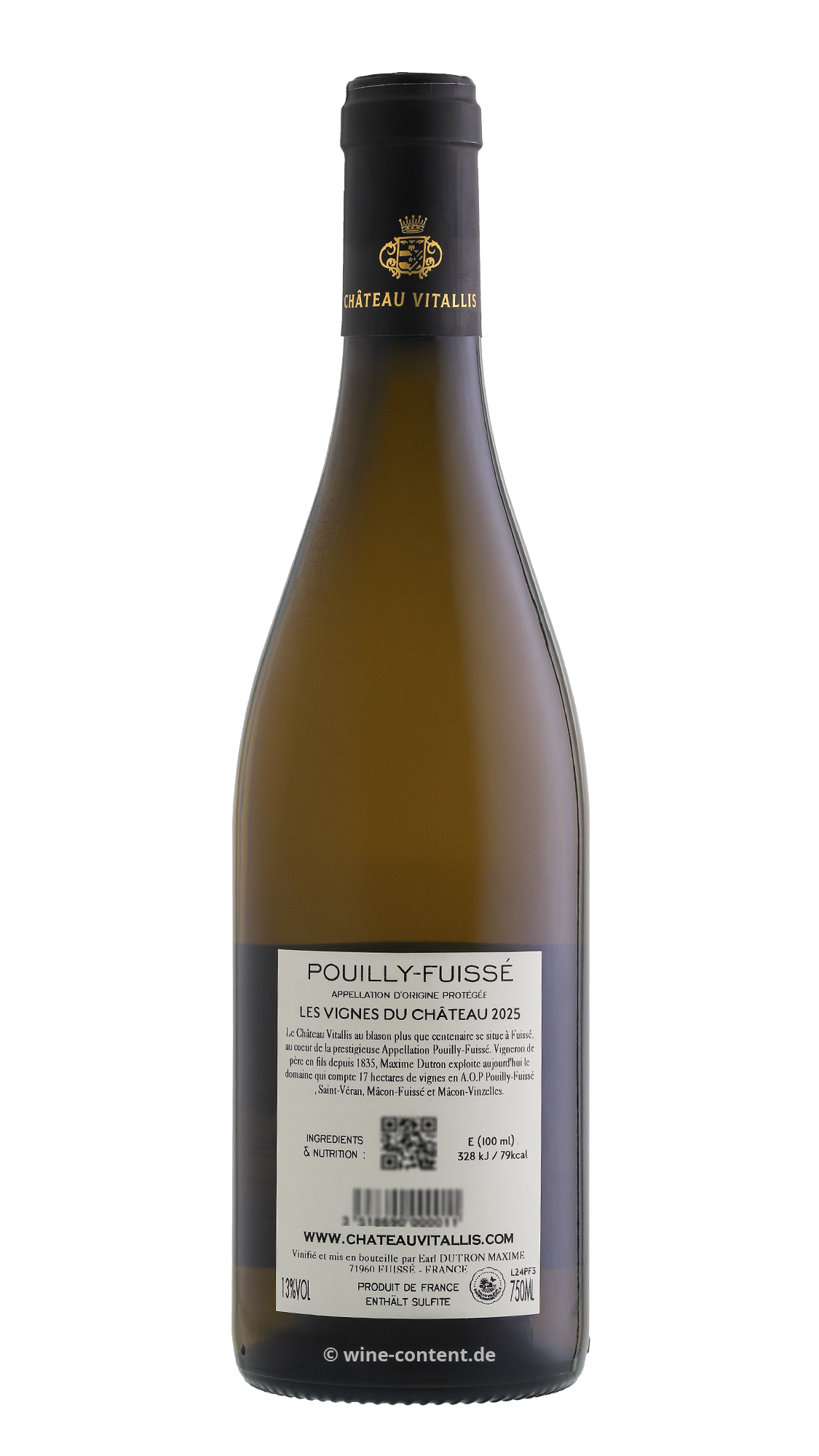 Pouilly-Fuissé 2025 Les Vignes du Château