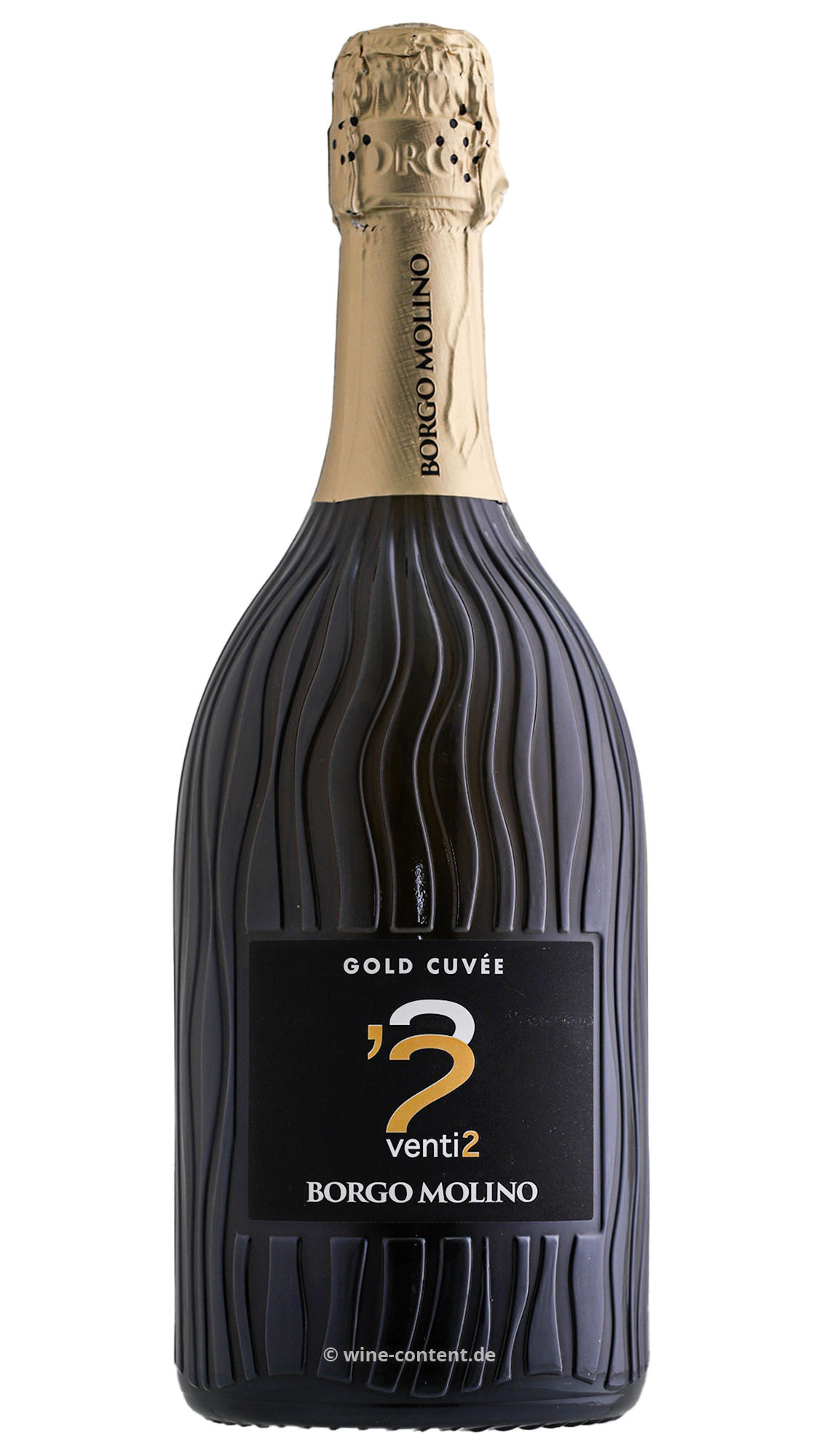 6er-Sparpaket Spumante Venti2 Gold Cuvée Brut Neue Silhouette